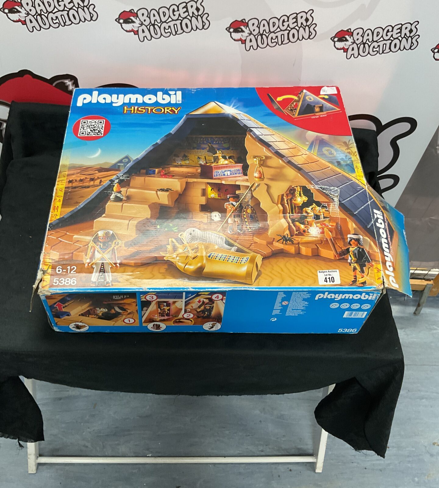 Large playmobile history set boxed