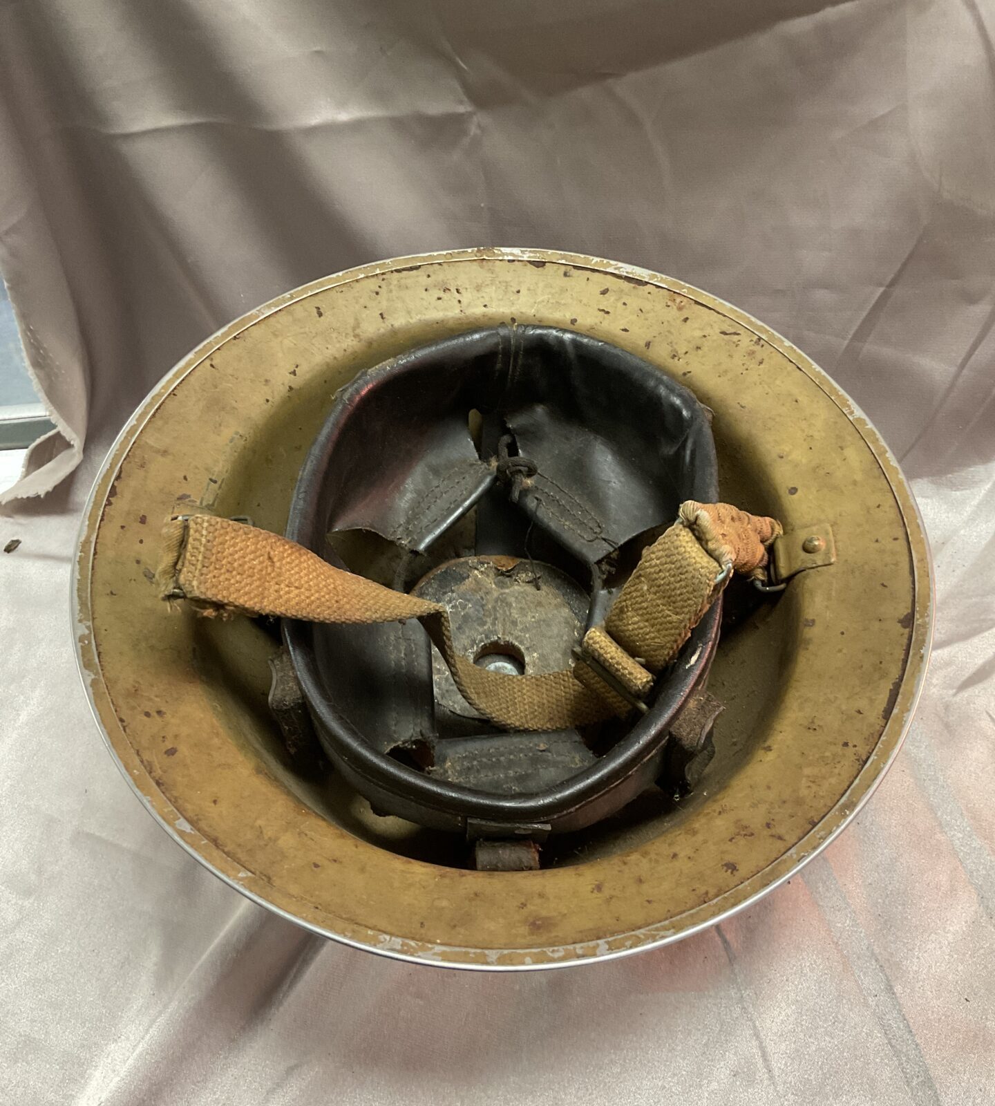 World War Two National Fire Service Tin Helmet Area 34 East London - Image 2