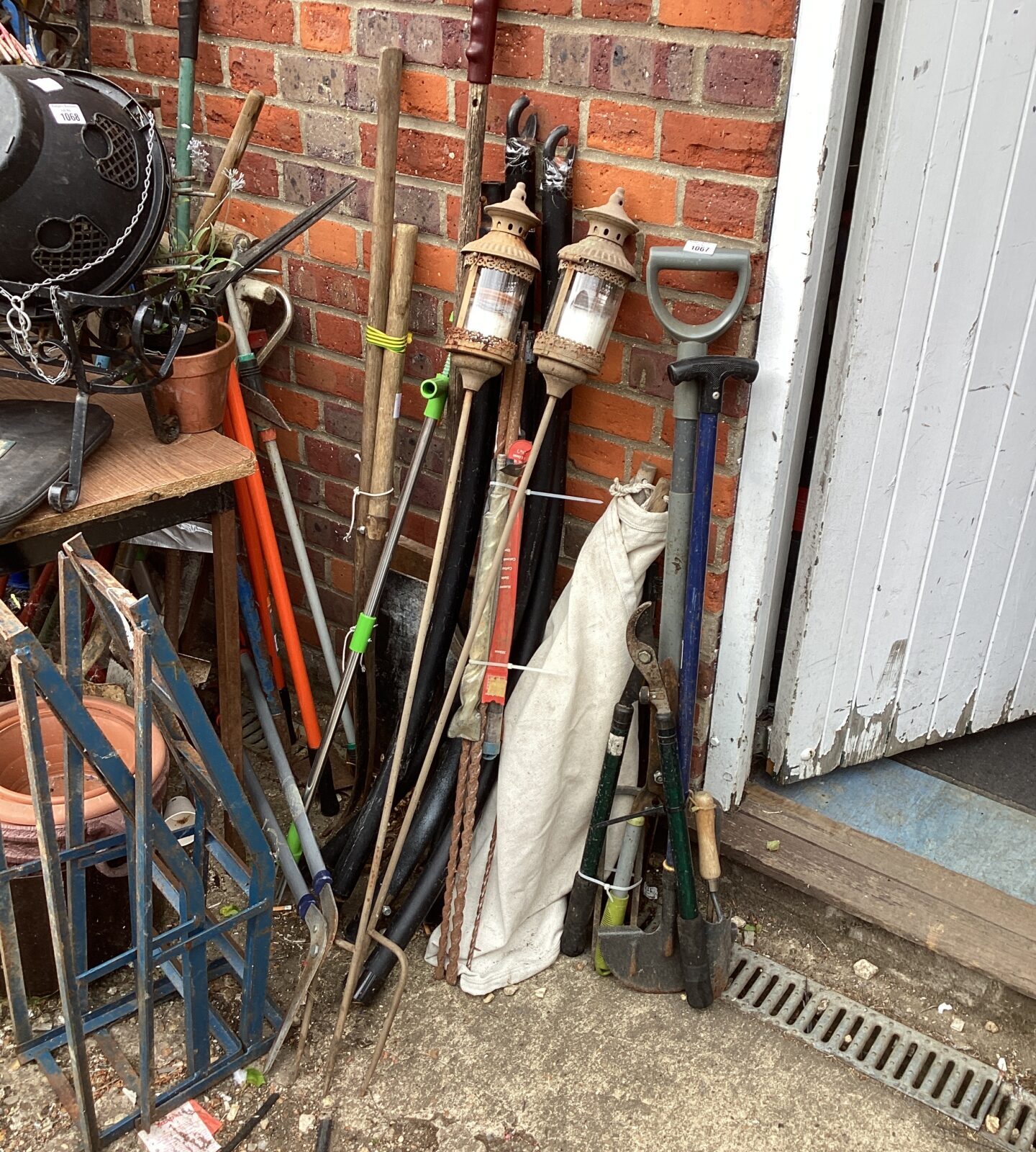 Job lot of garden tools etc