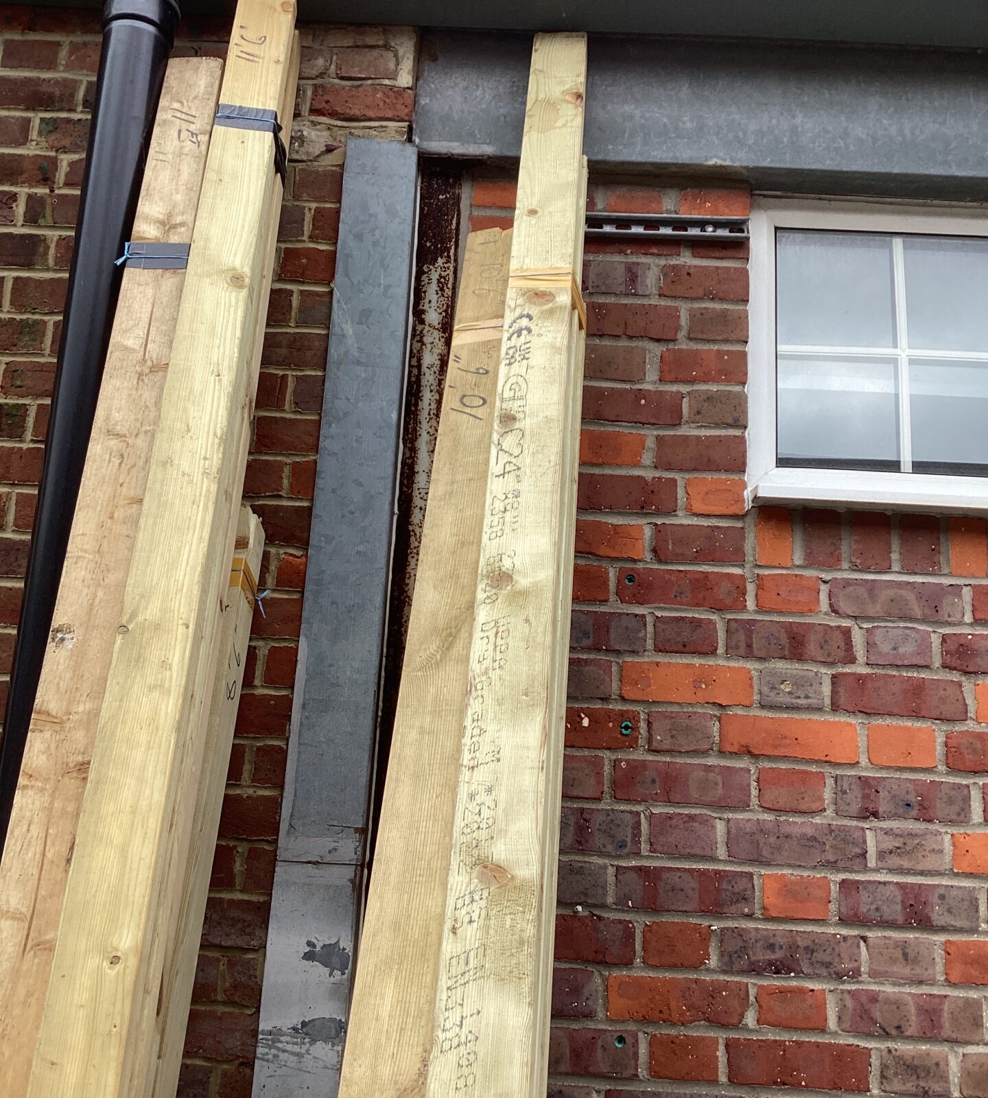Three bundles of 10’6” Timber