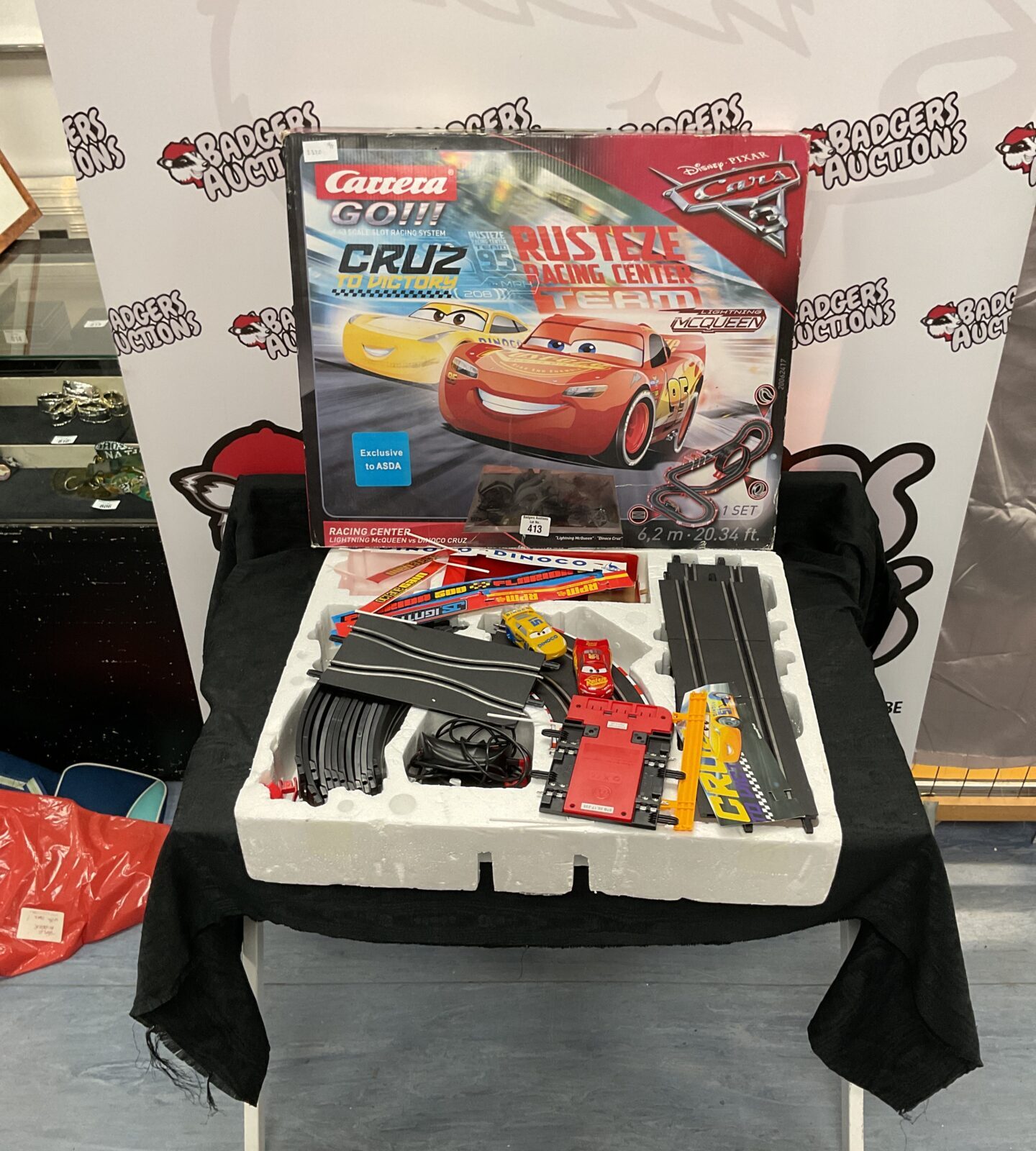 Carrera go boxed disney pixar cars track set
