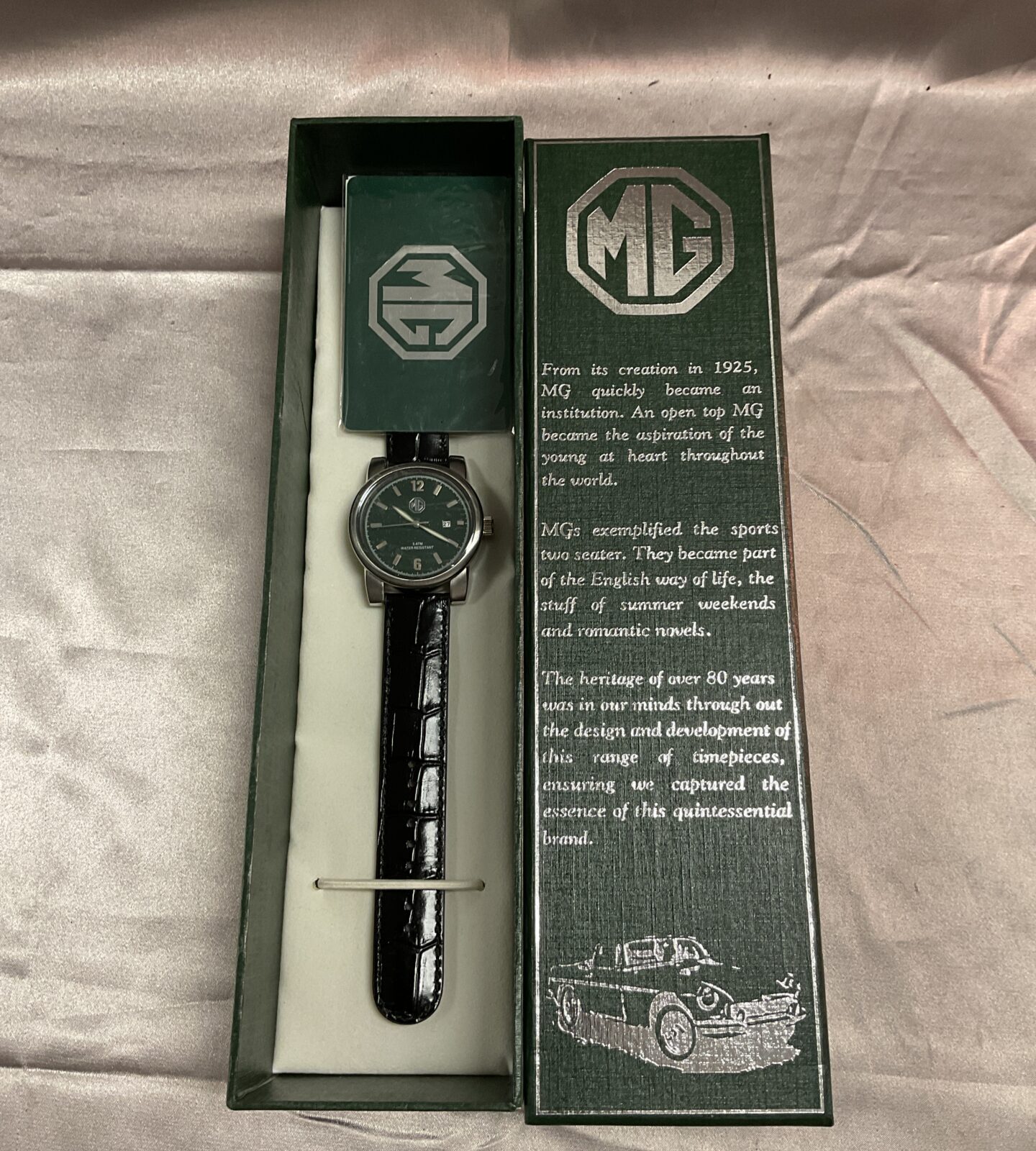 M G  owners Digital wristwatch