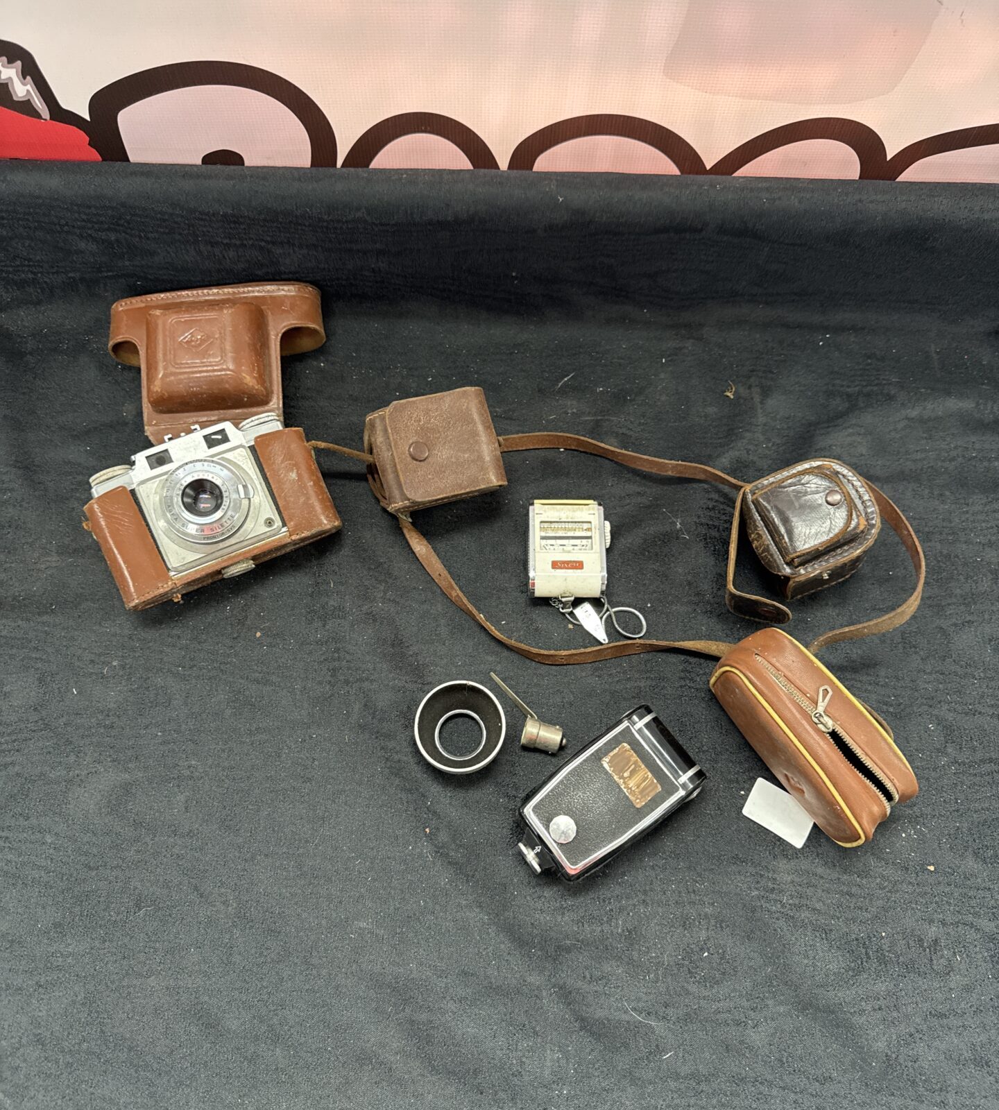 Vintage agfa super silette camera with