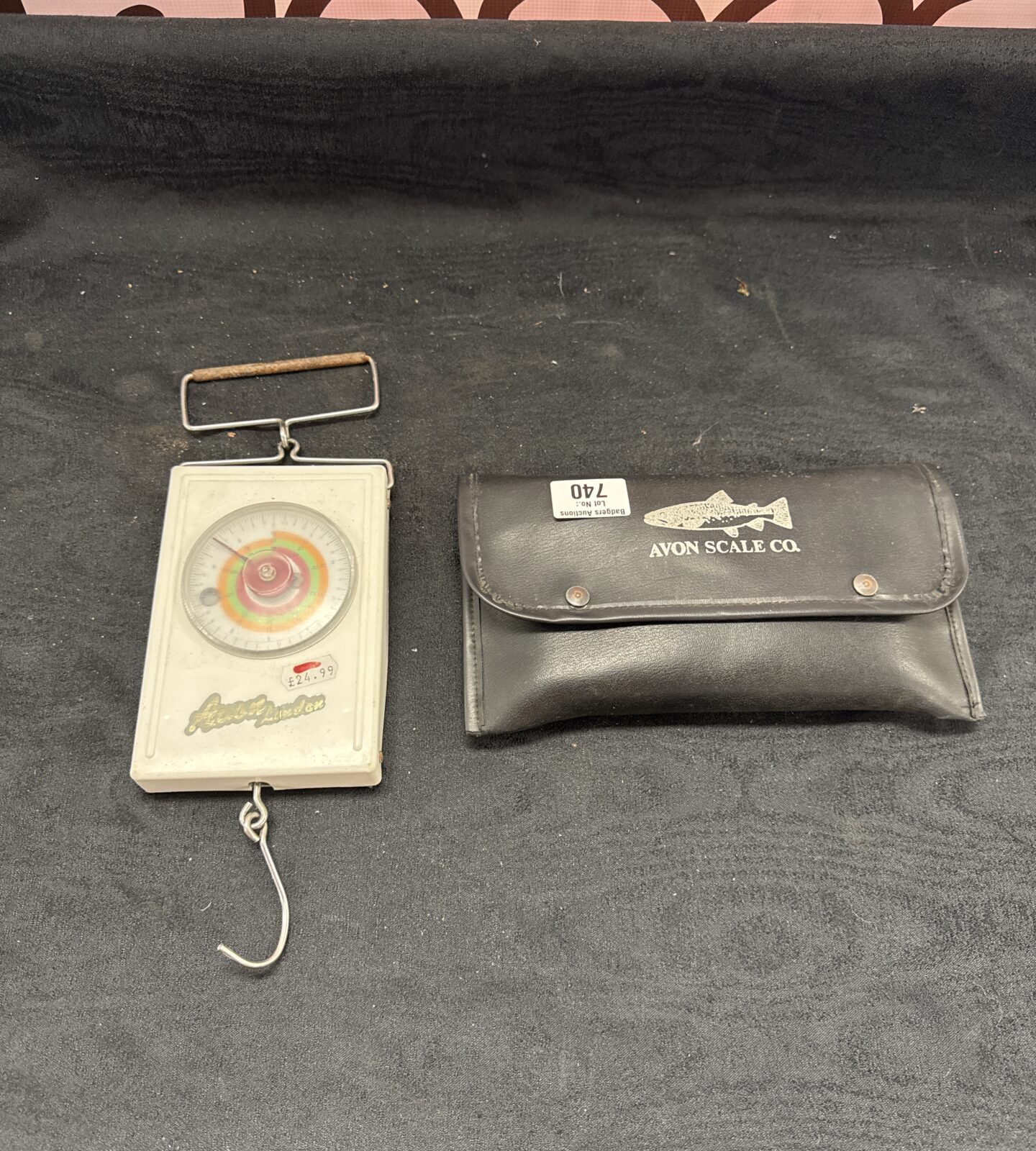 Set of vintage Avon fishing scales