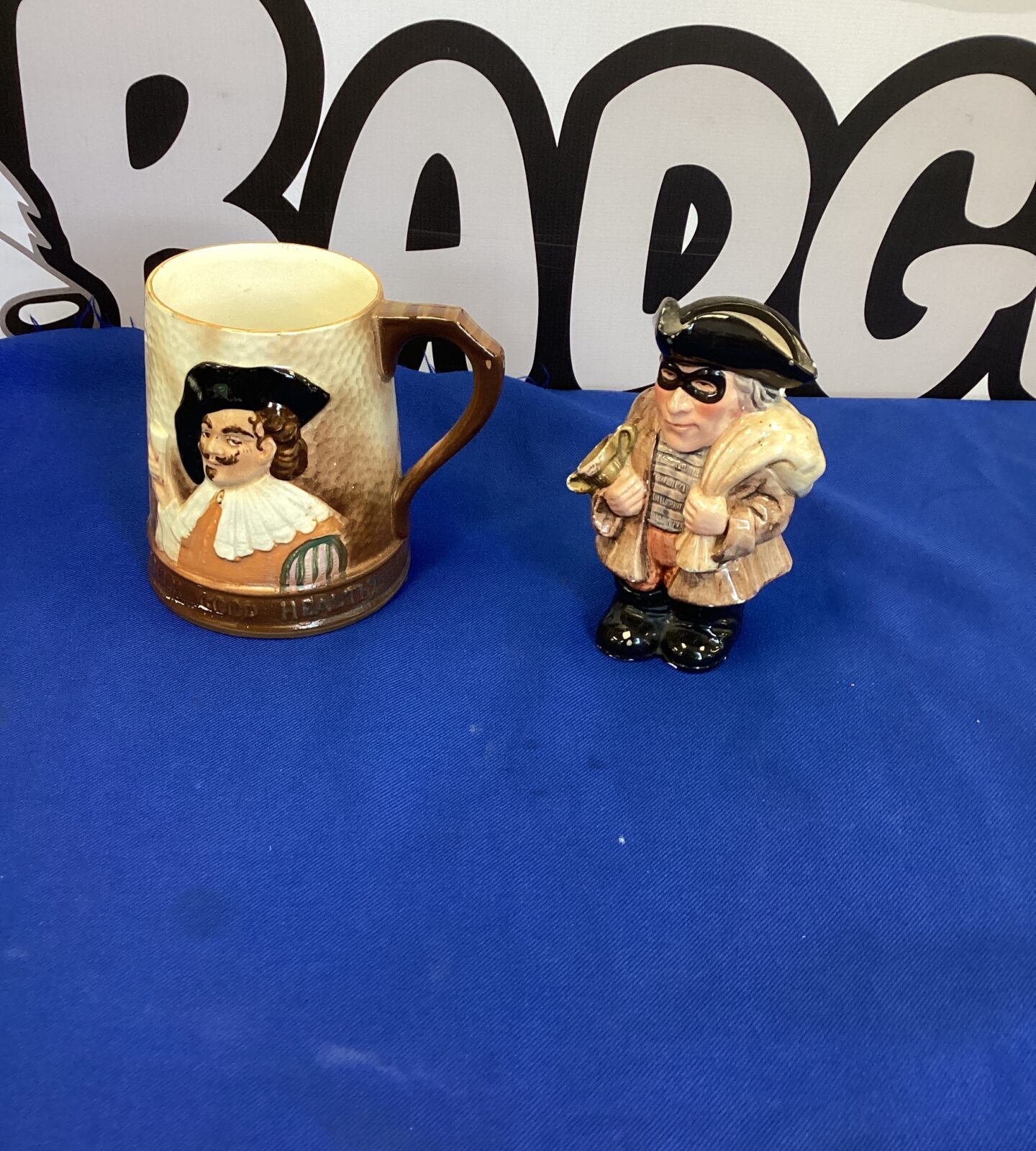 Falcon Ware Mug with a pirate jug