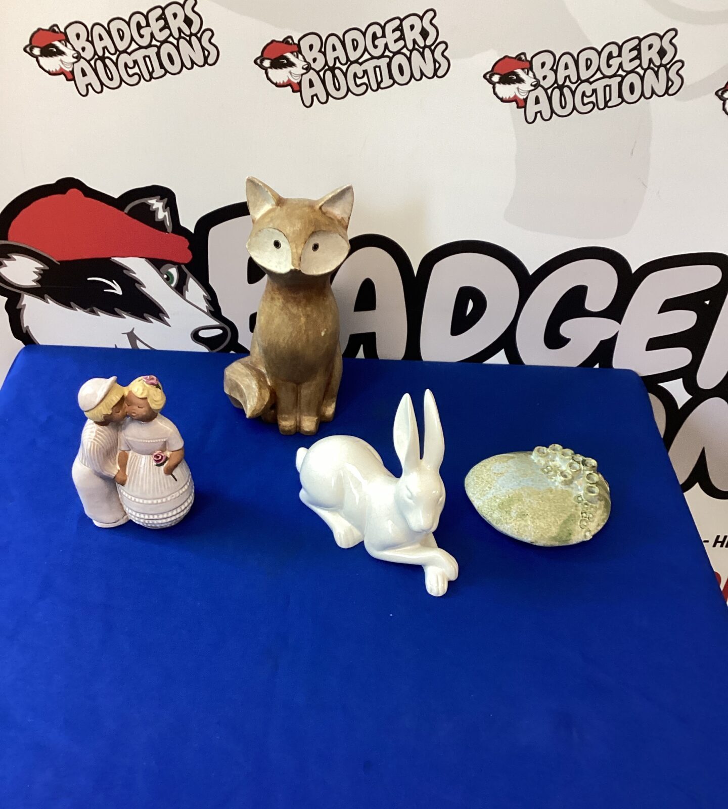 Selection of Ornaments inc tall fox