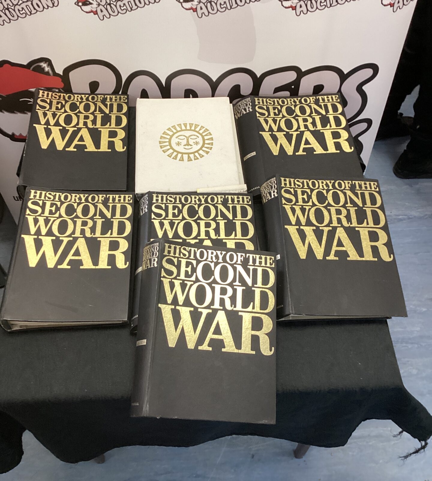 Six ring binders of second world war magazines with folder of airliner magazines