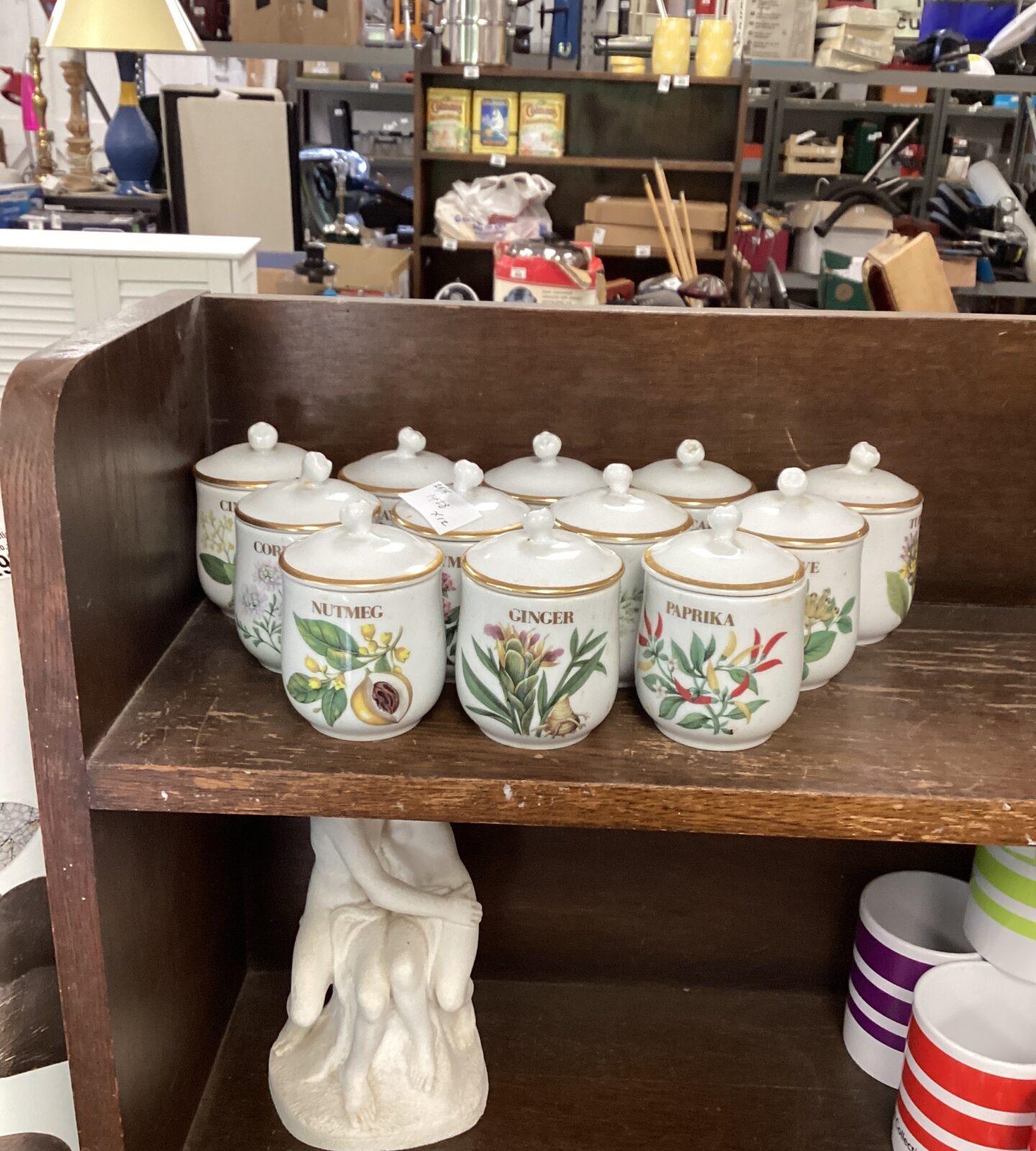 Set of Royal Worcester spice jars