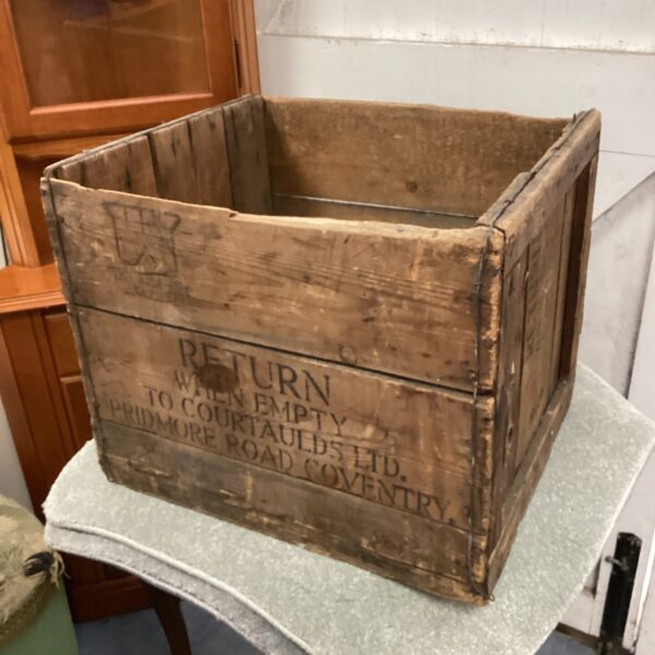 Antique rayon wooden box
