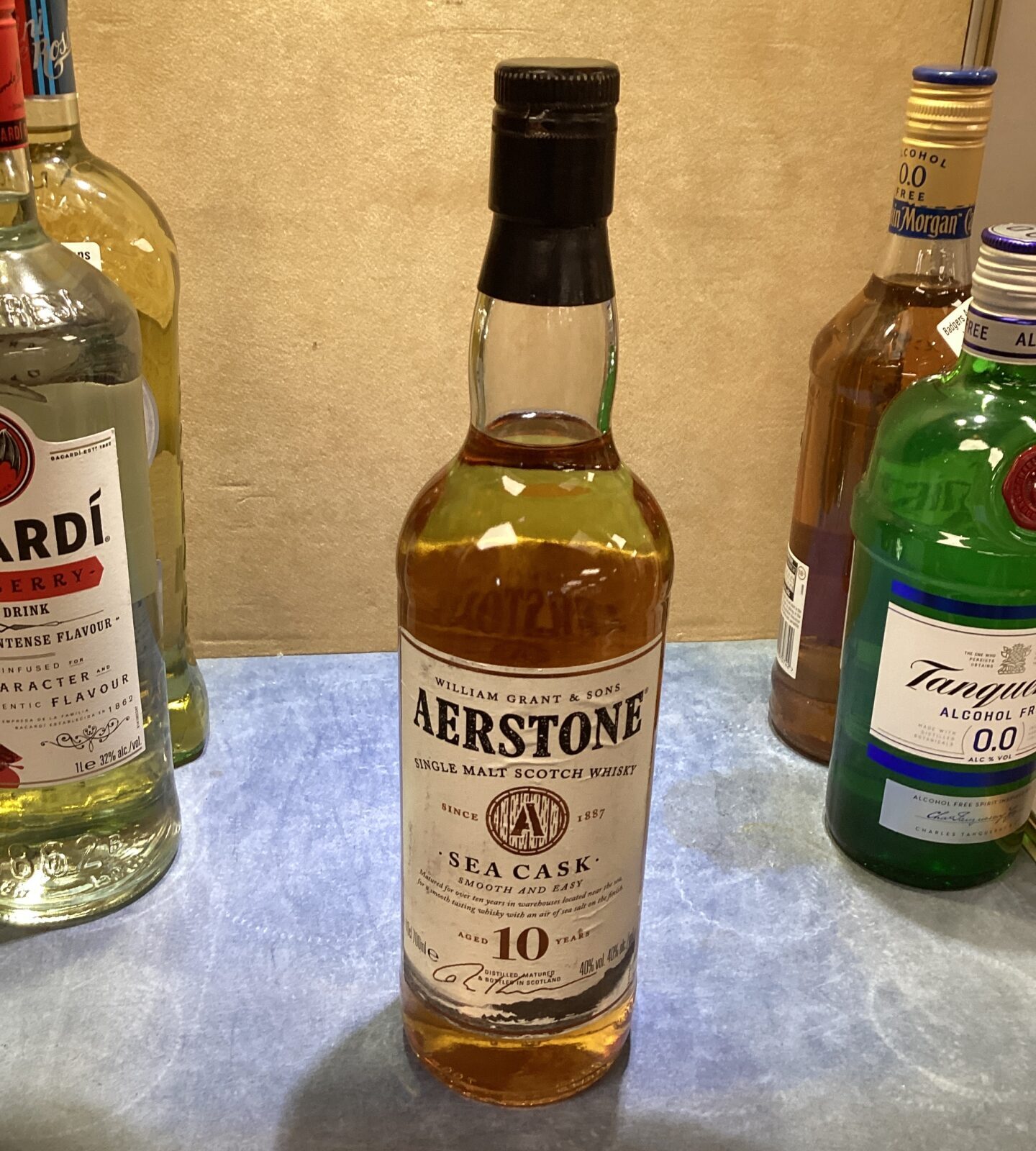 Bottle of Aerstone Sea Cask 10 yesr old Whisky