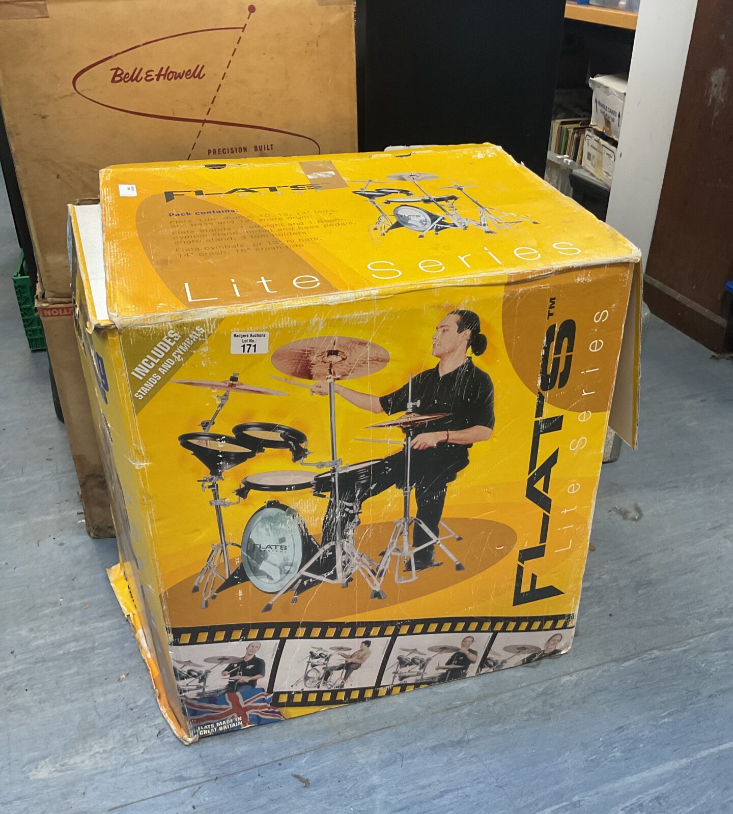 Flats lite series acoustic drum kit