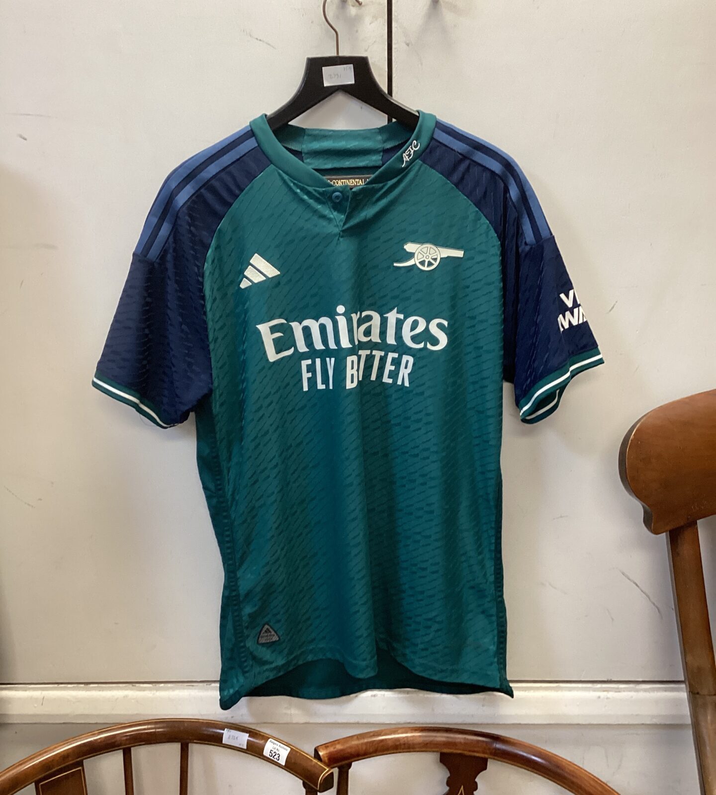 Arsenal away football shirt