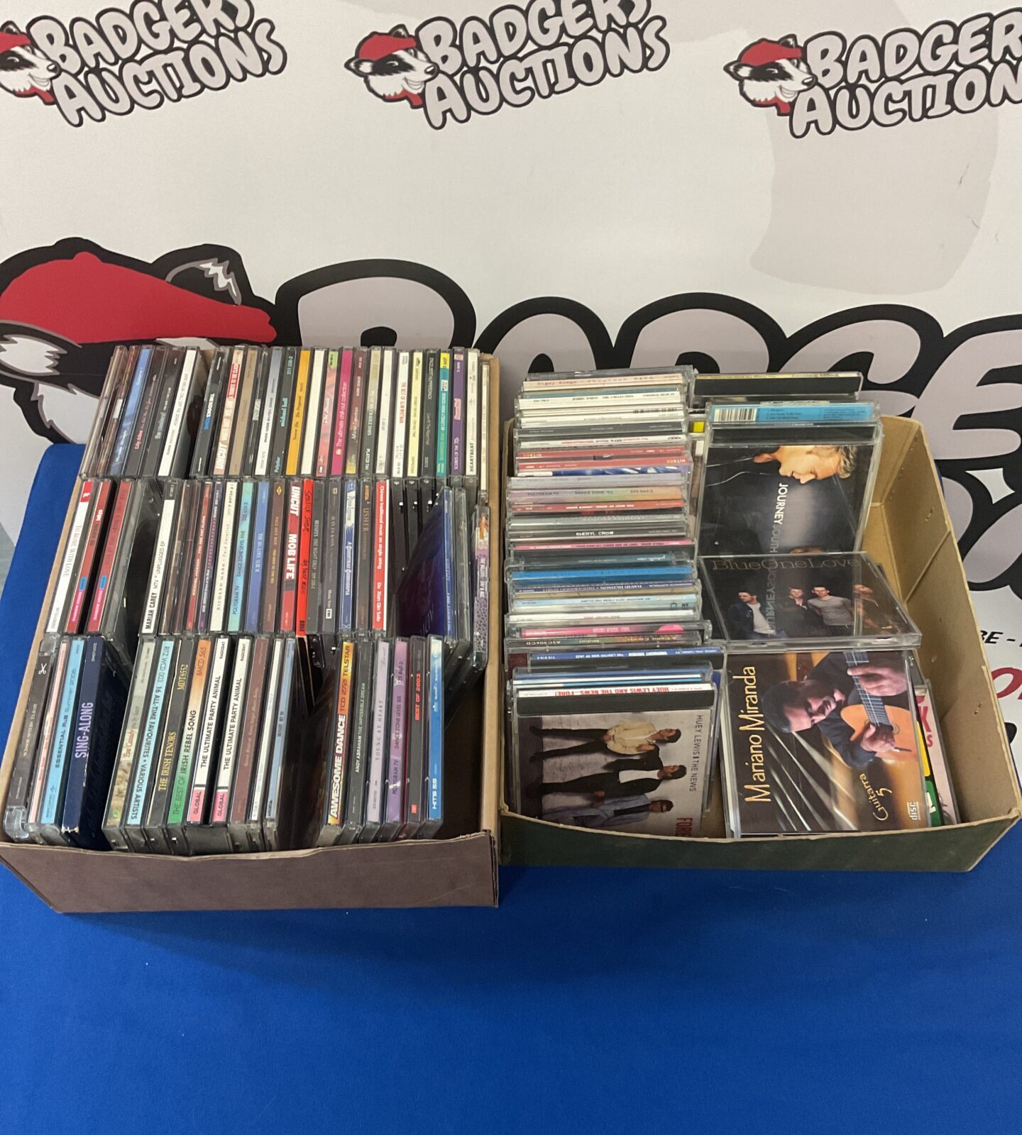 Collection of music cds