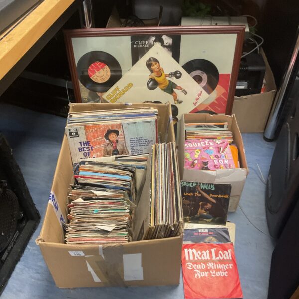 Collection of 12” & 7” single vinyl records