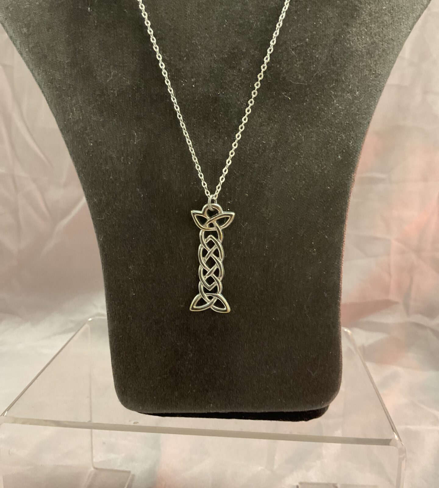 Silver Spirit Celtic Art Pendant 18” Necklace