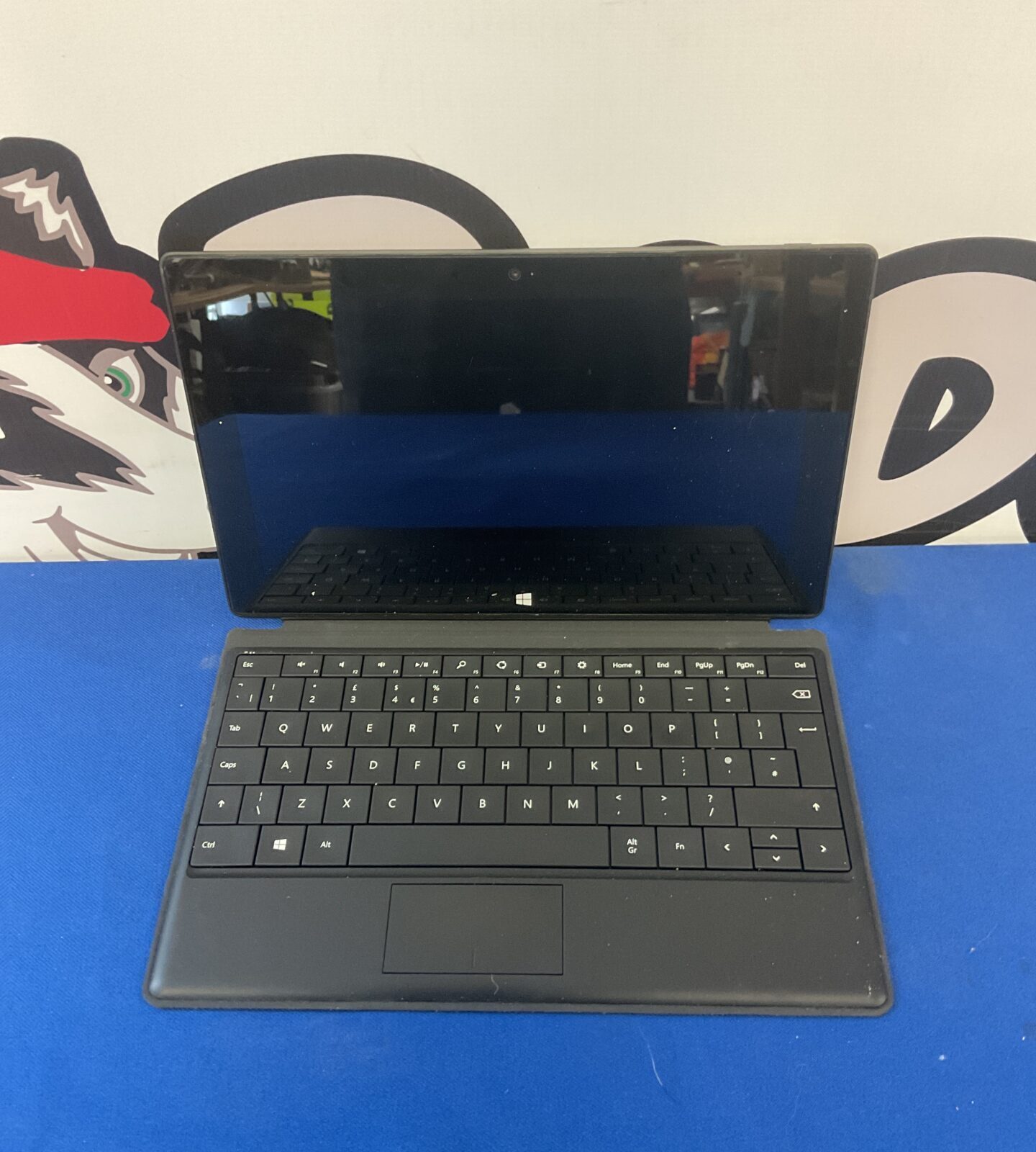 Windows surface tablet with keyboard