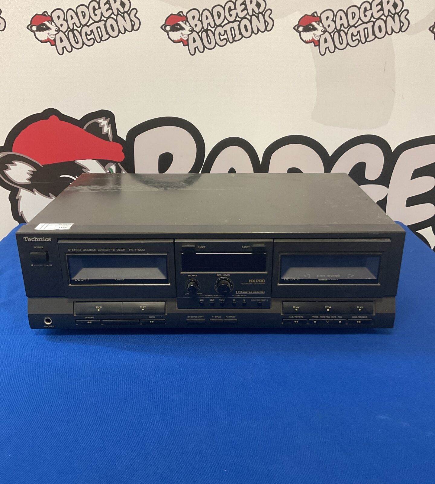 Technics rs-tr232 double cassette deck