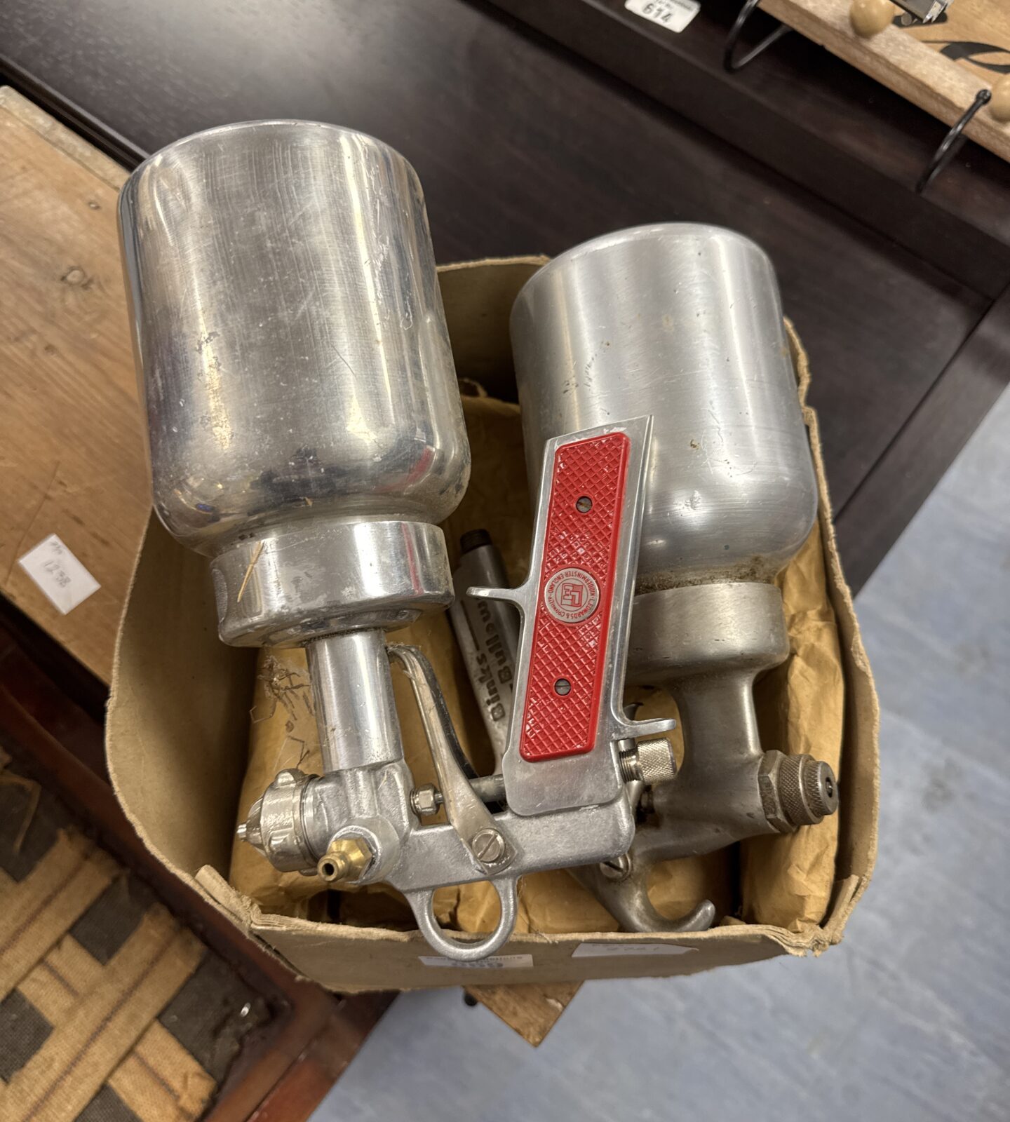 Two spray guns inc binks & L Edwards
