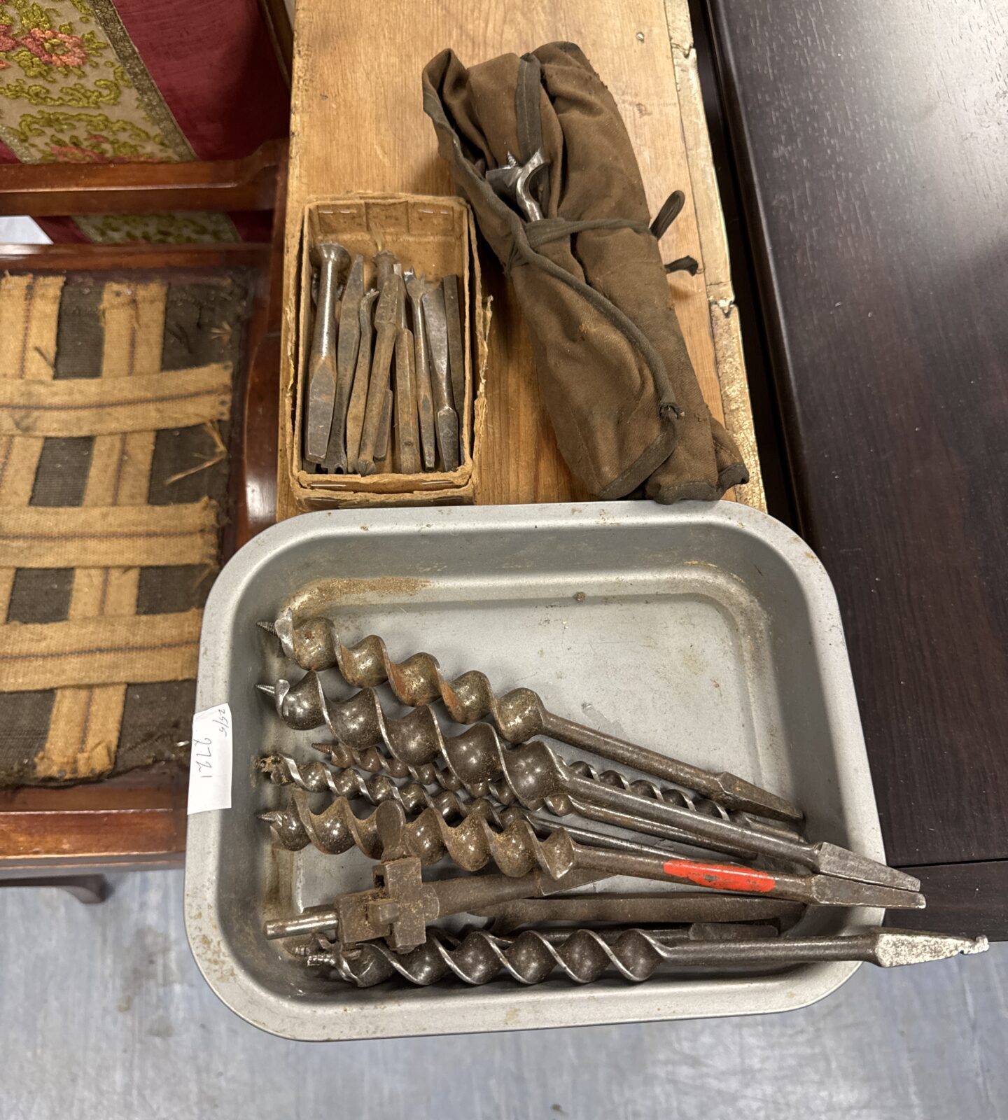 Selection of vintage drill & router bits