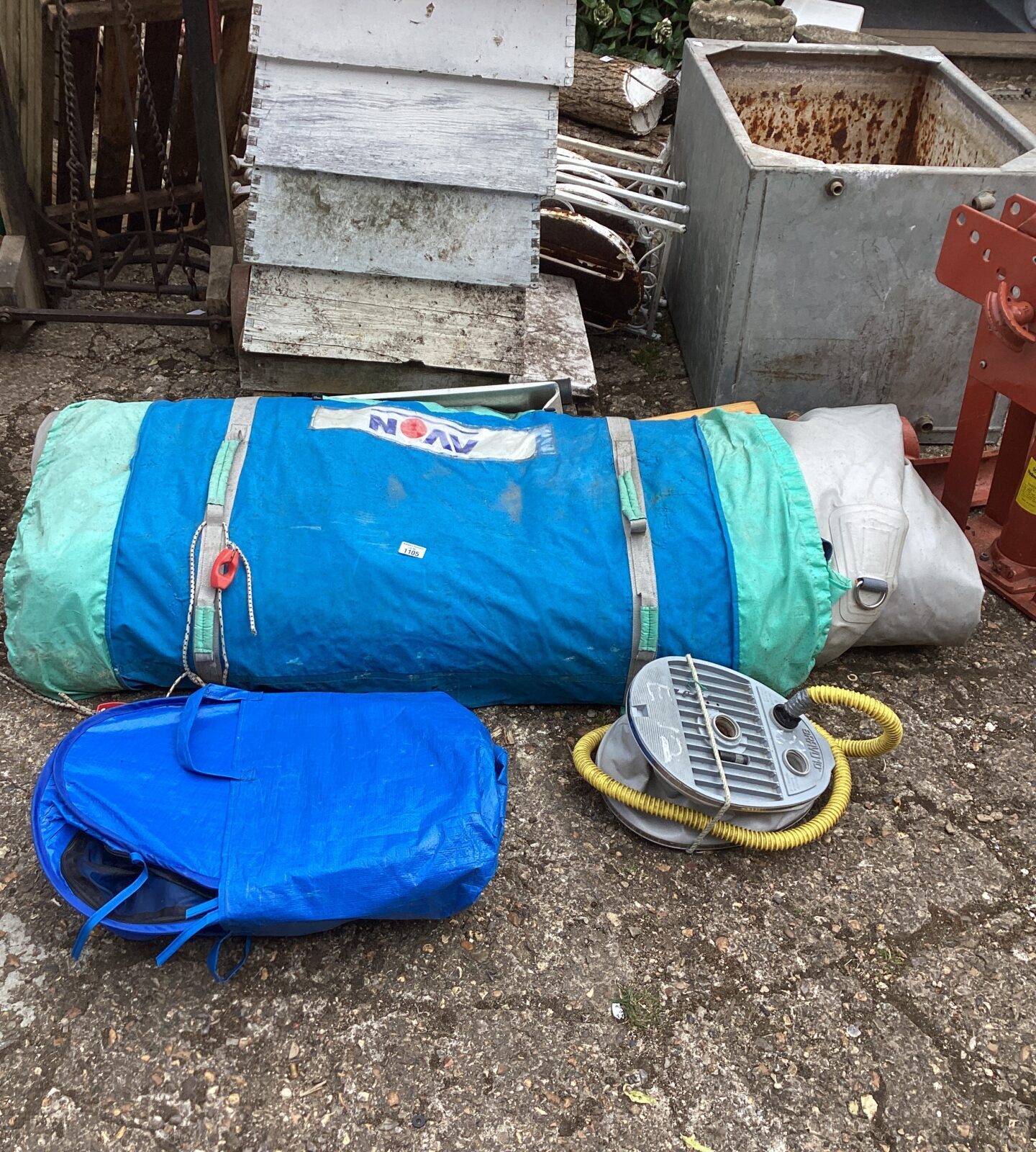 Avon inflatable Boat with accessories