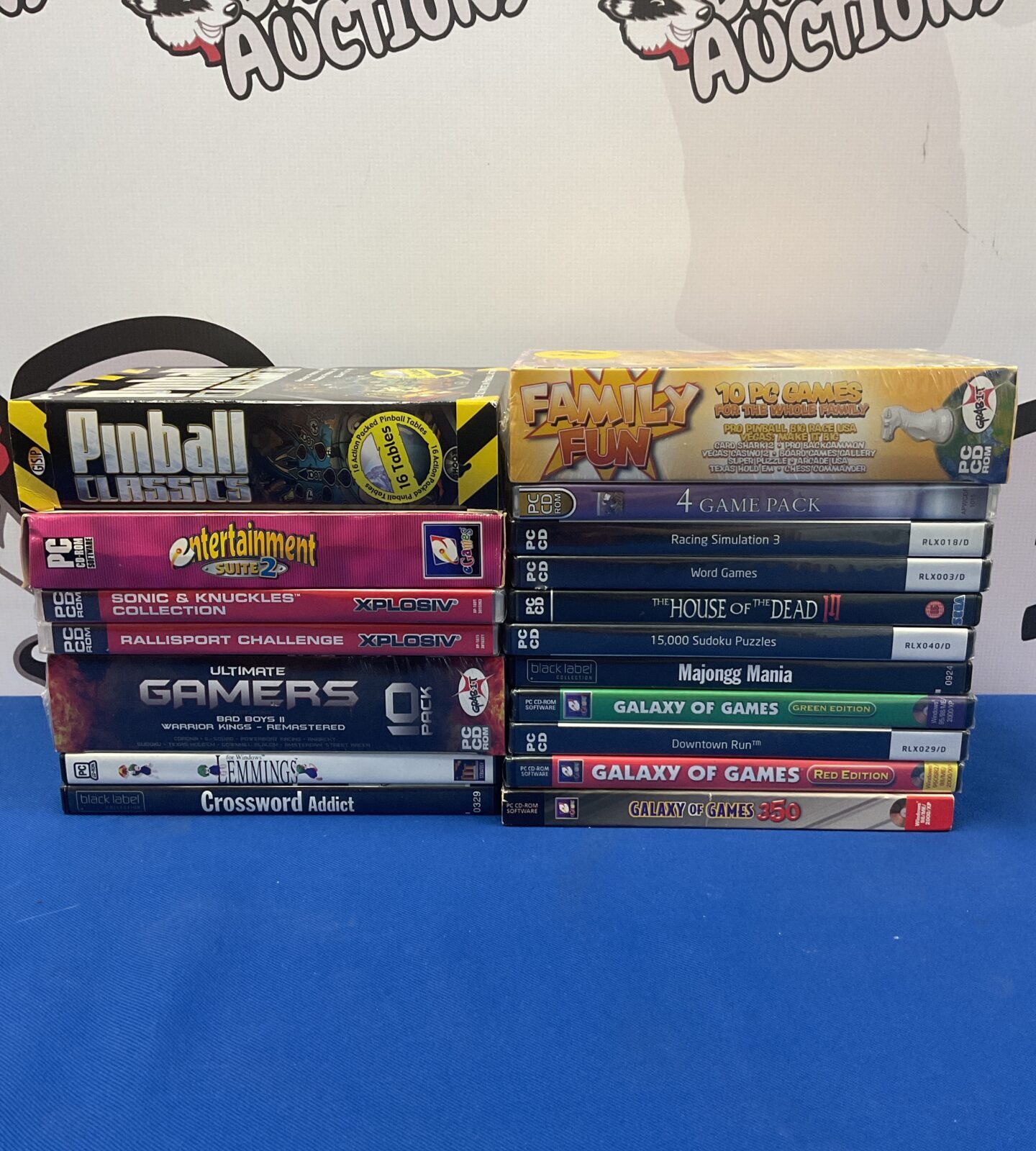 Collection of pc games most sealed including sonic