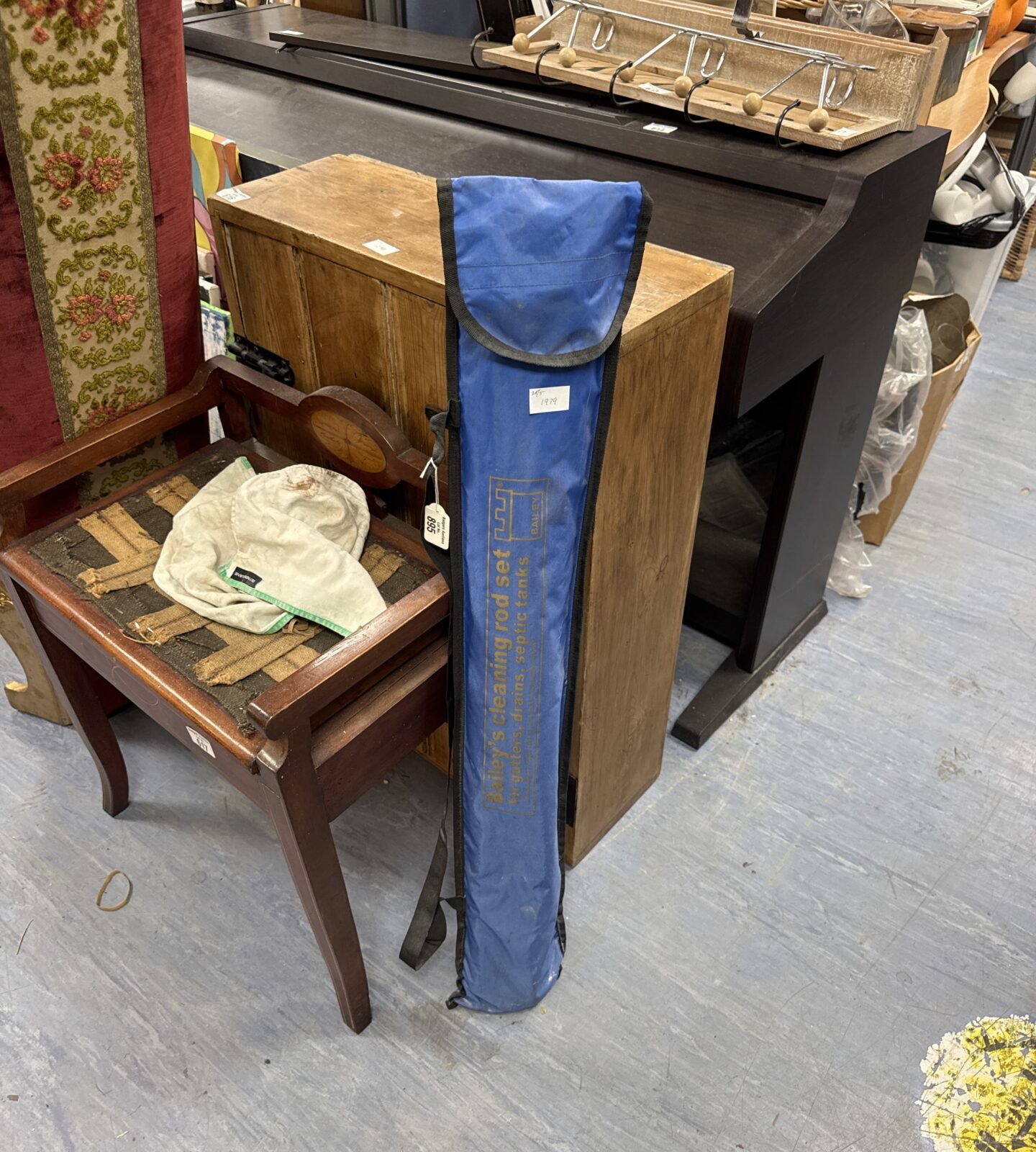 Set of baileys drain rods