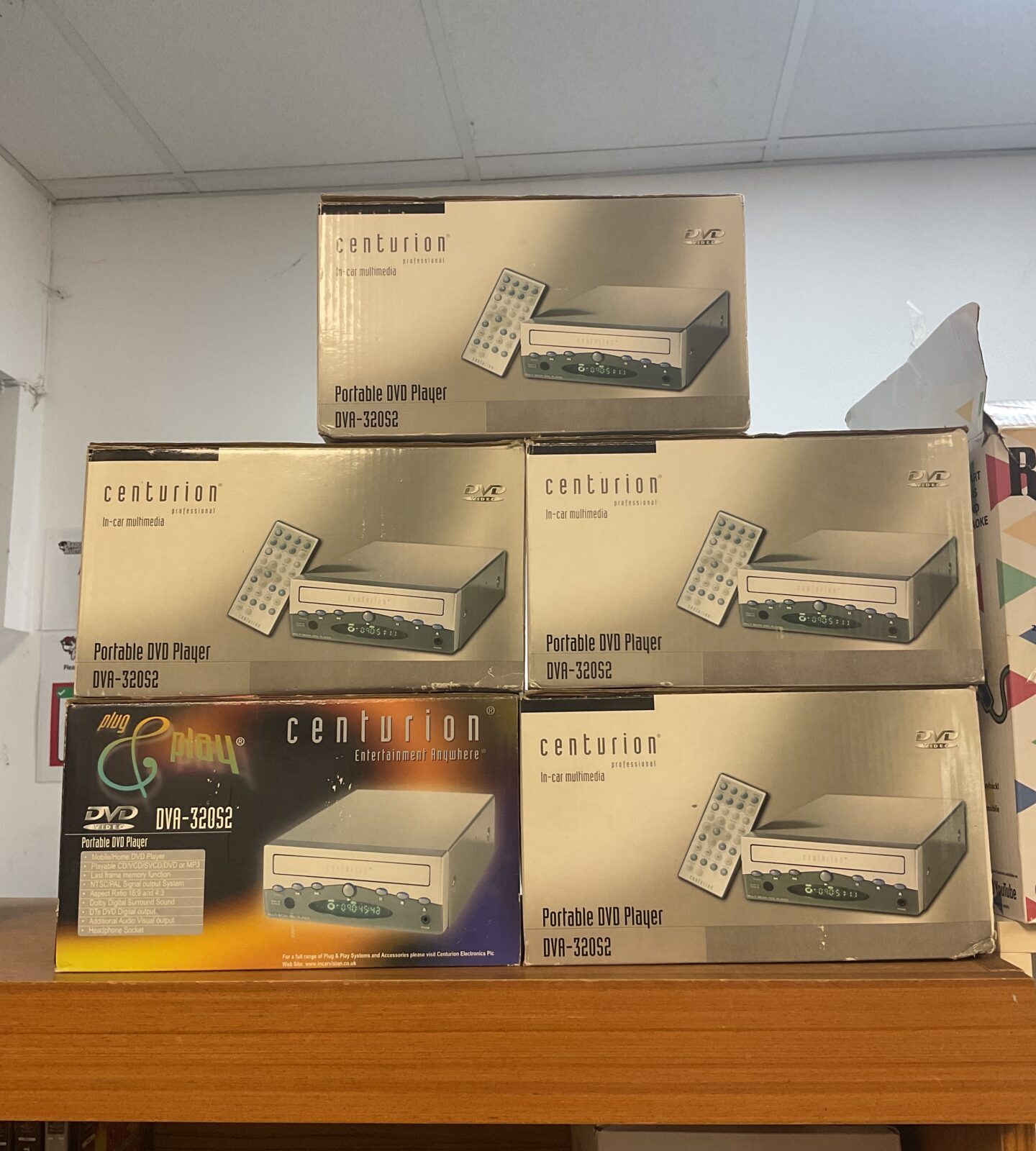 Five centurion in car multimedia dvd players