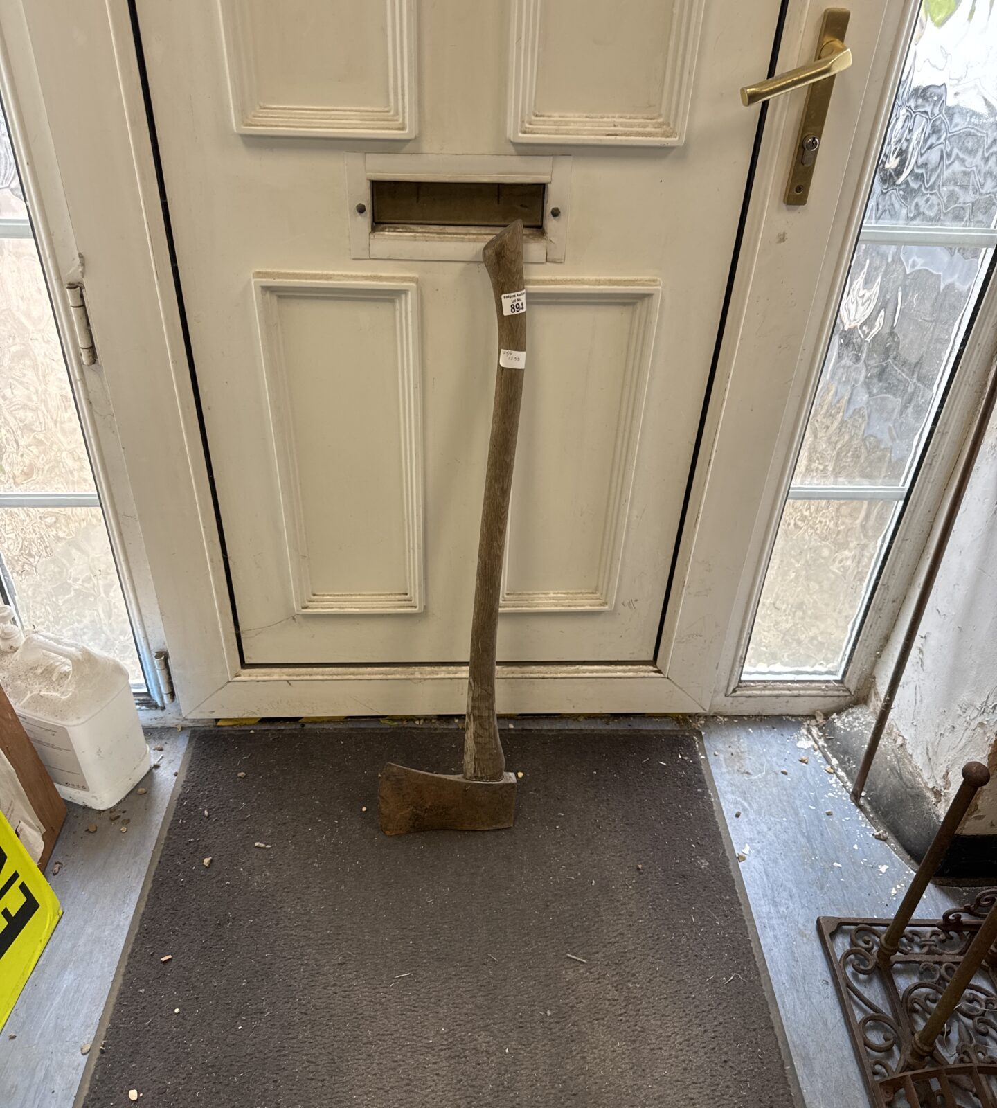 Large wood axe
