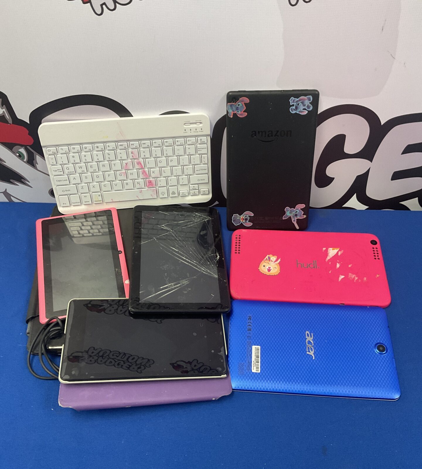 Bundle of tablet computers inc acer & hudl