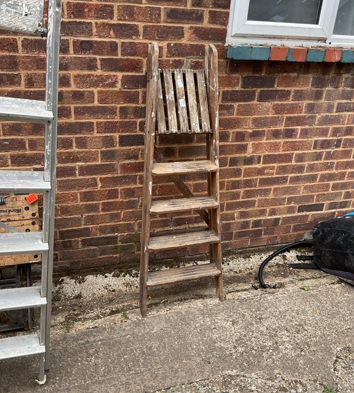 Wooden ladder