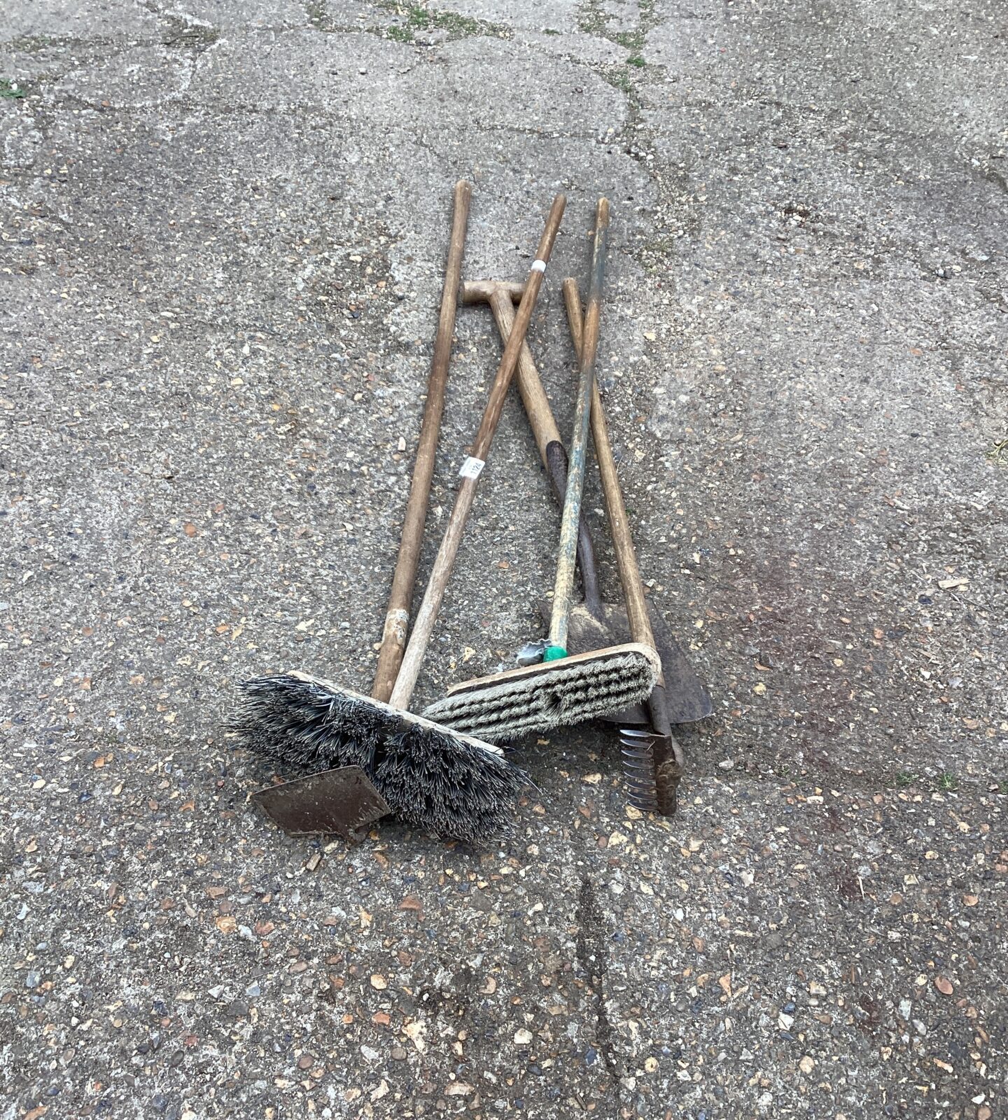 Selection of tools and brushes