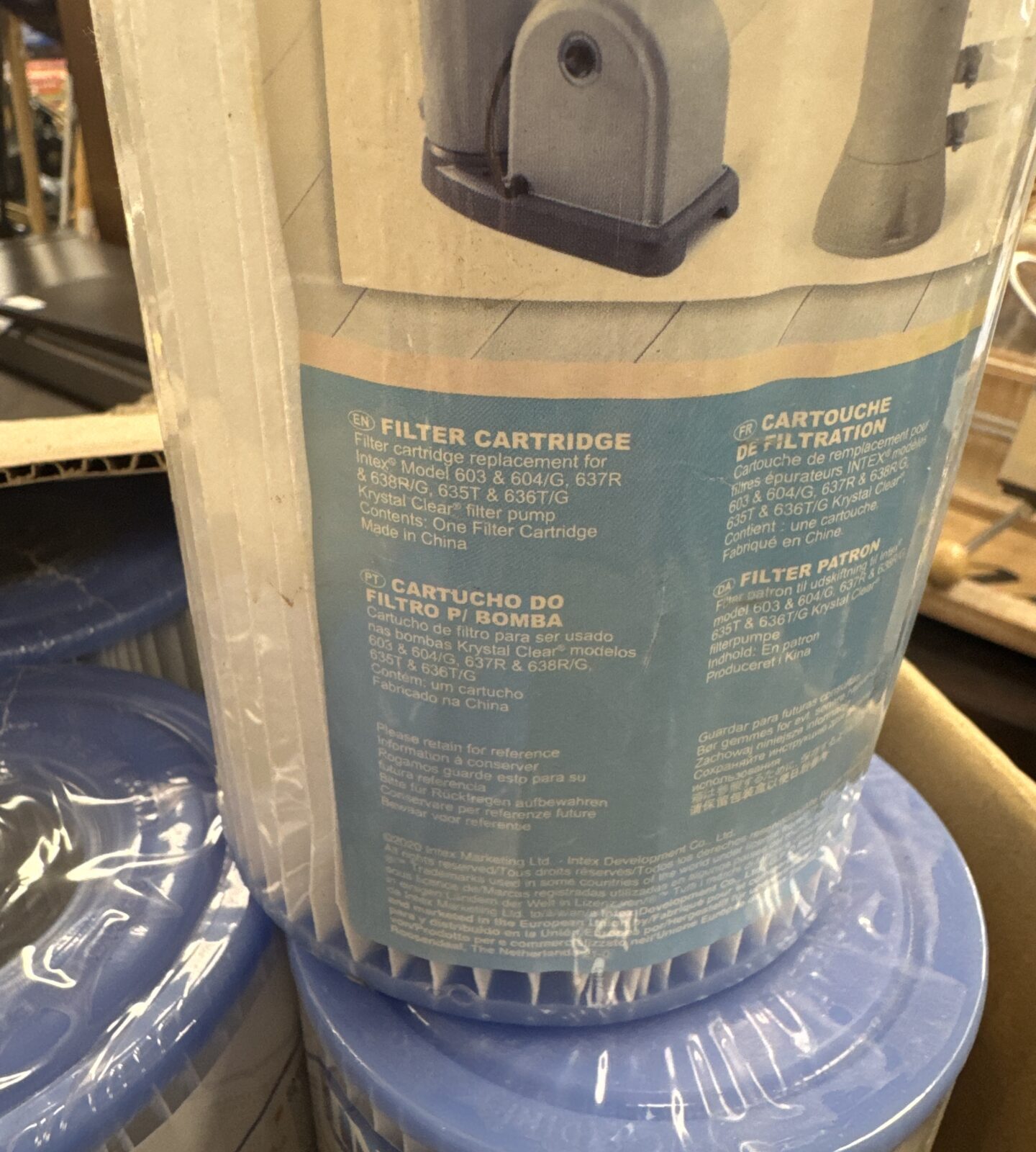 Box of six intex pool clear water filters - Image 2