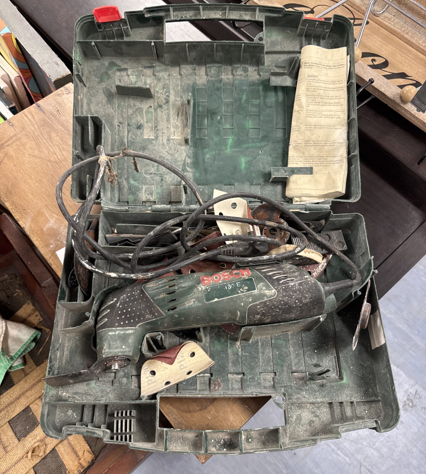 Bosch omni tool - working