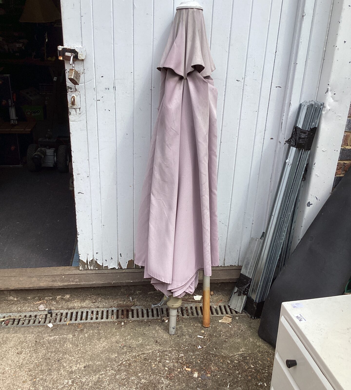 Large garden parasol