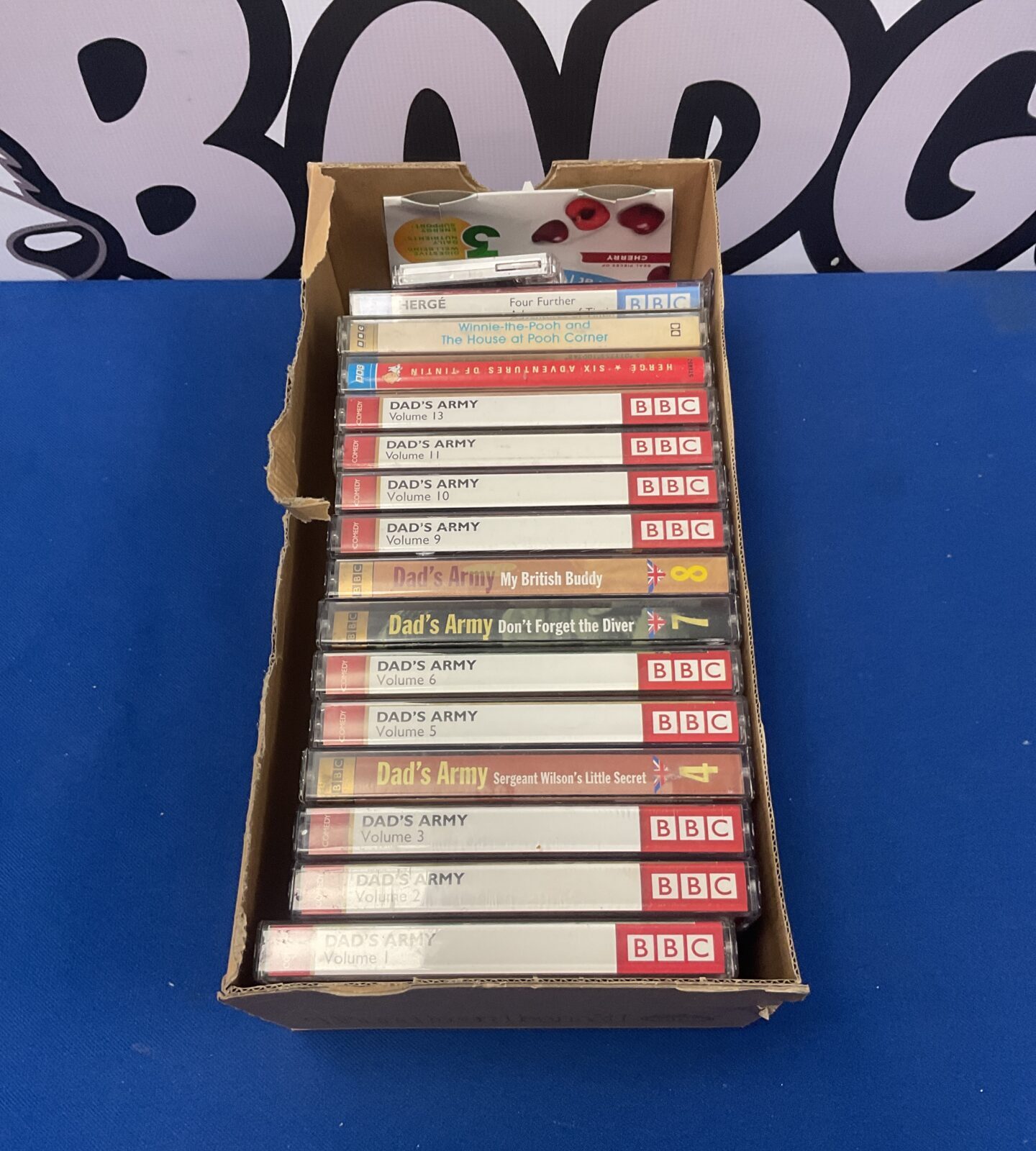 Set of dads army audio book cassette tapes
