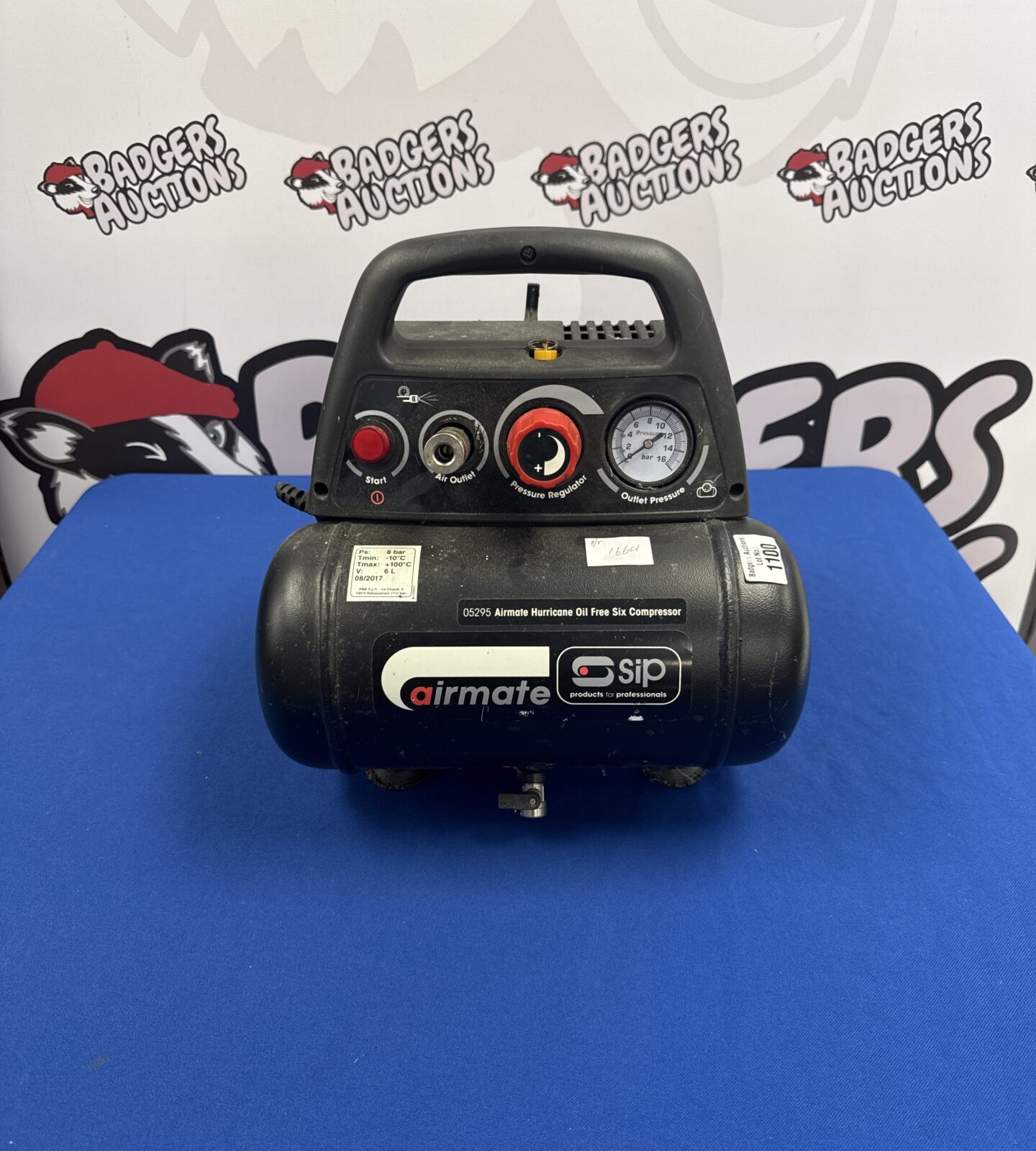 Sip airmate hurricane compressor - working