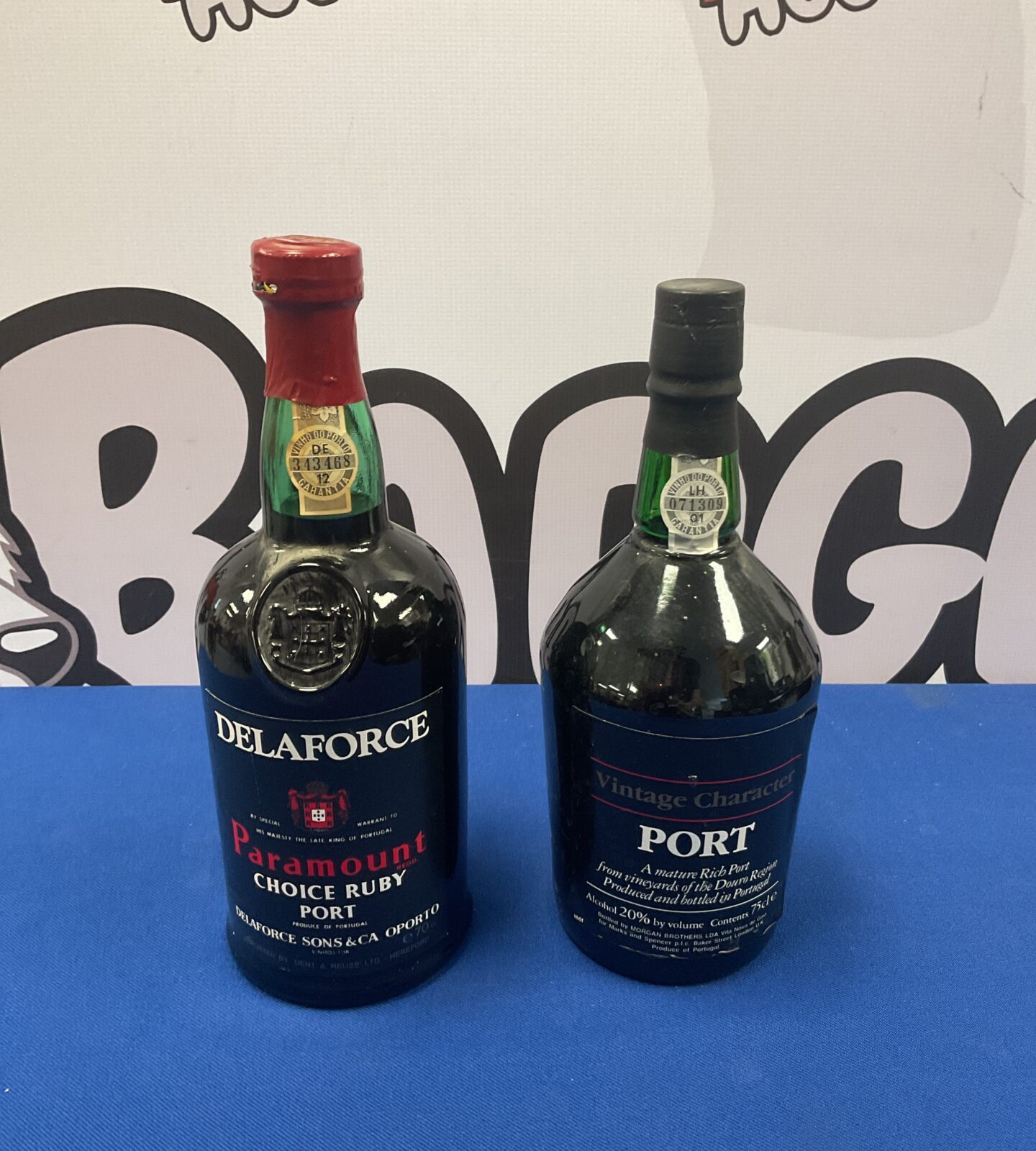 Delaforce paramount choice ruby port & vintage character port both sealed
