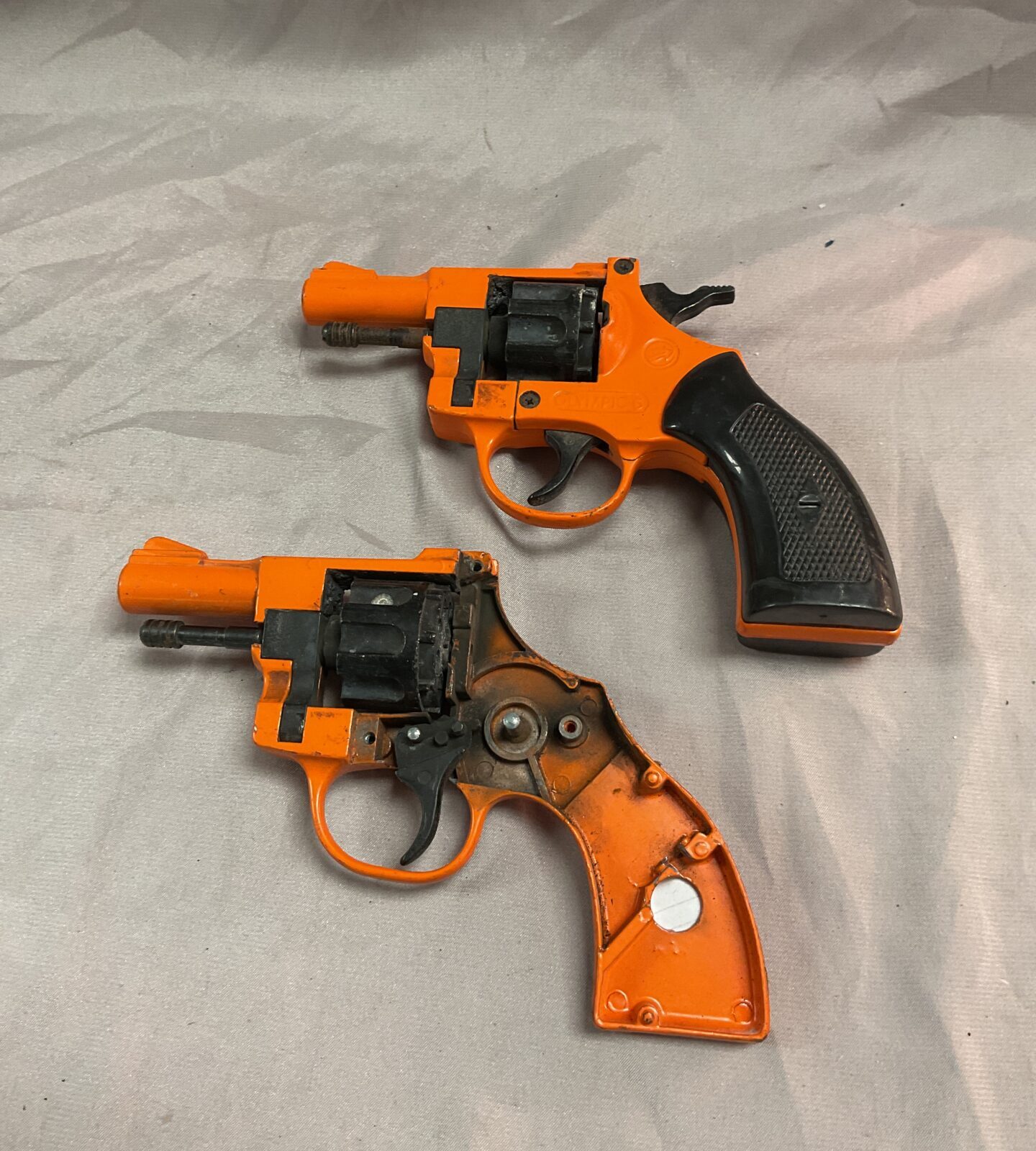 Two Olympic starter pistols spares or repair