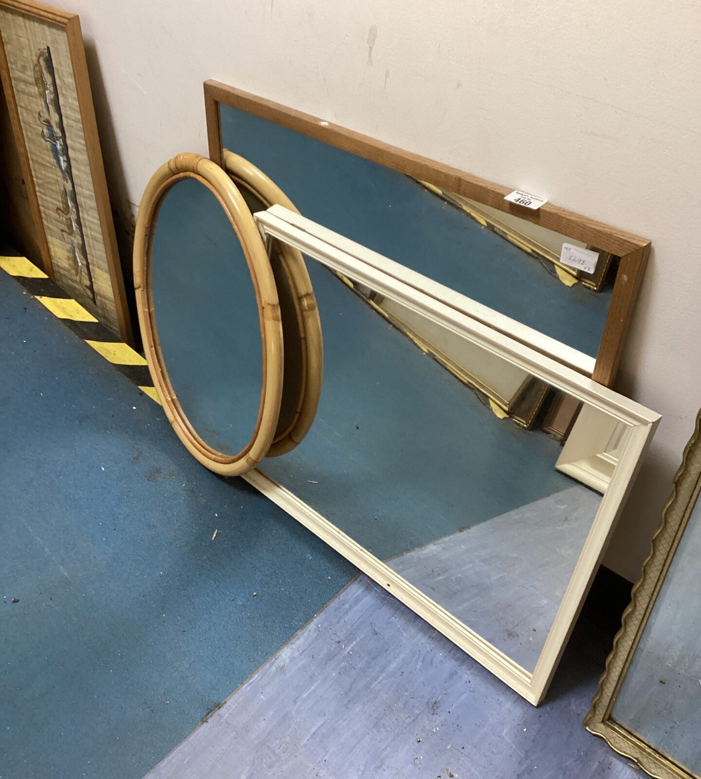 Three wall mirrors