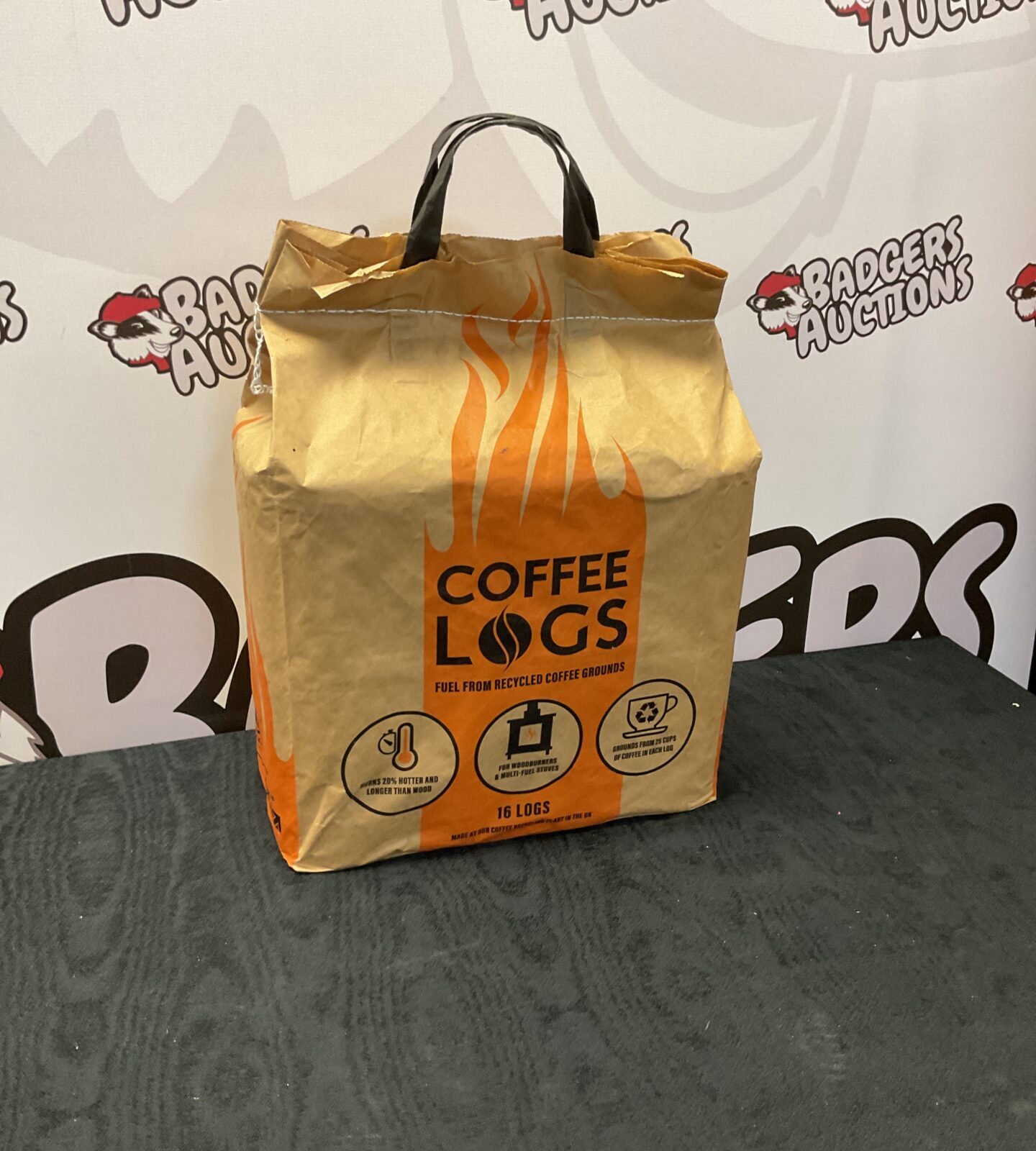 Bag of 16 coffee logs