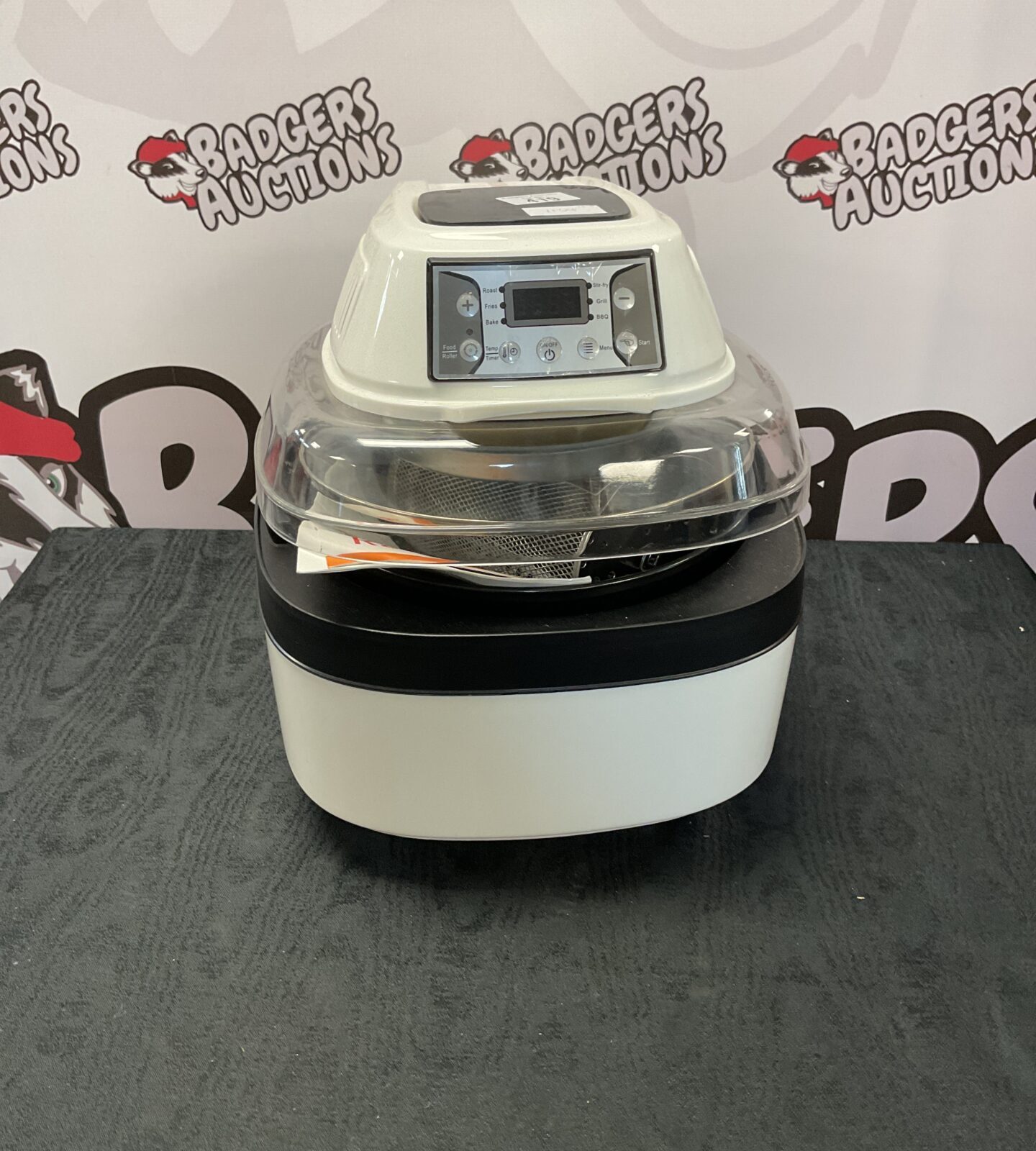 Rotisserie air cooker working
