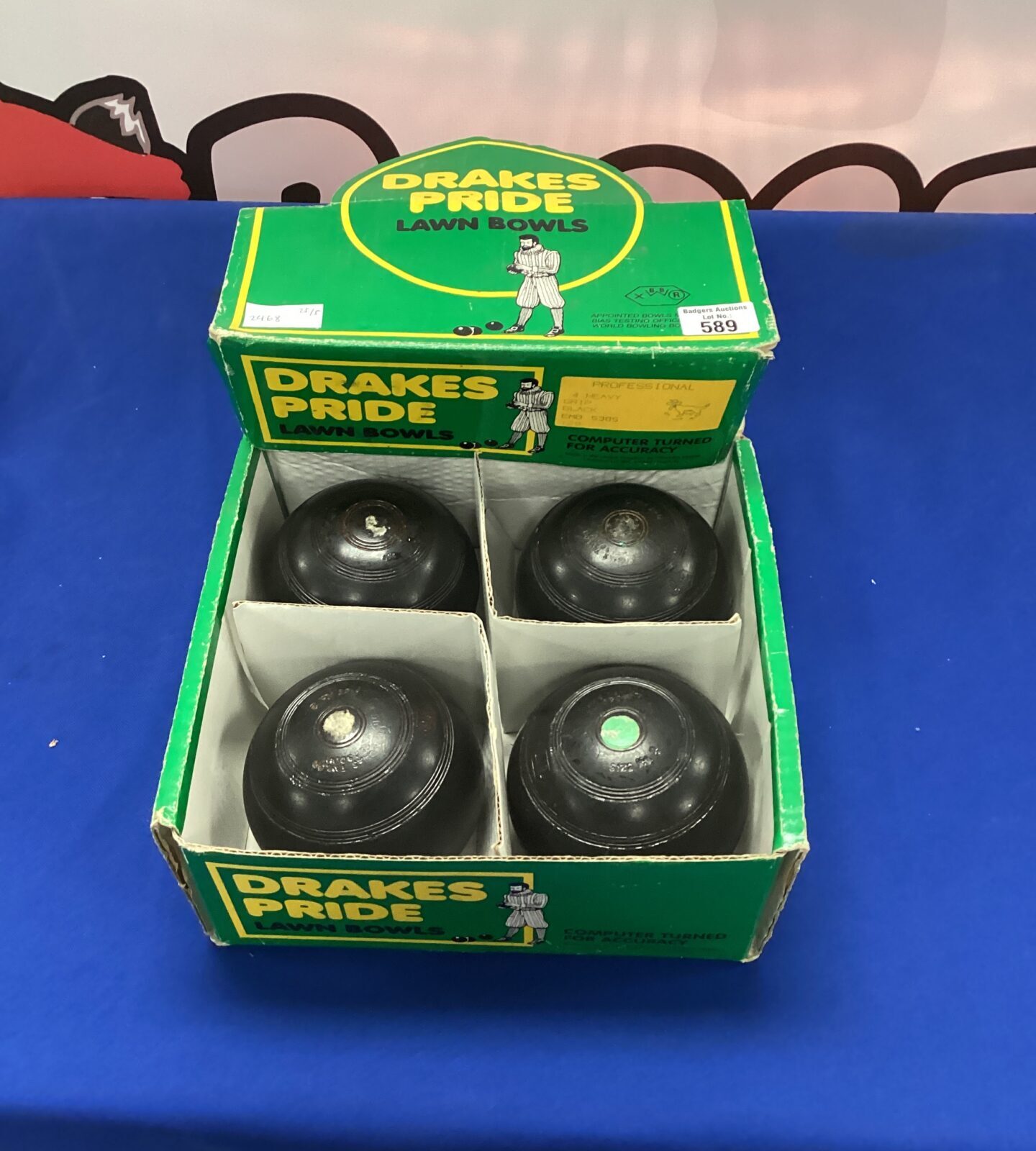 Set of Drake Pride Lawn Bowls