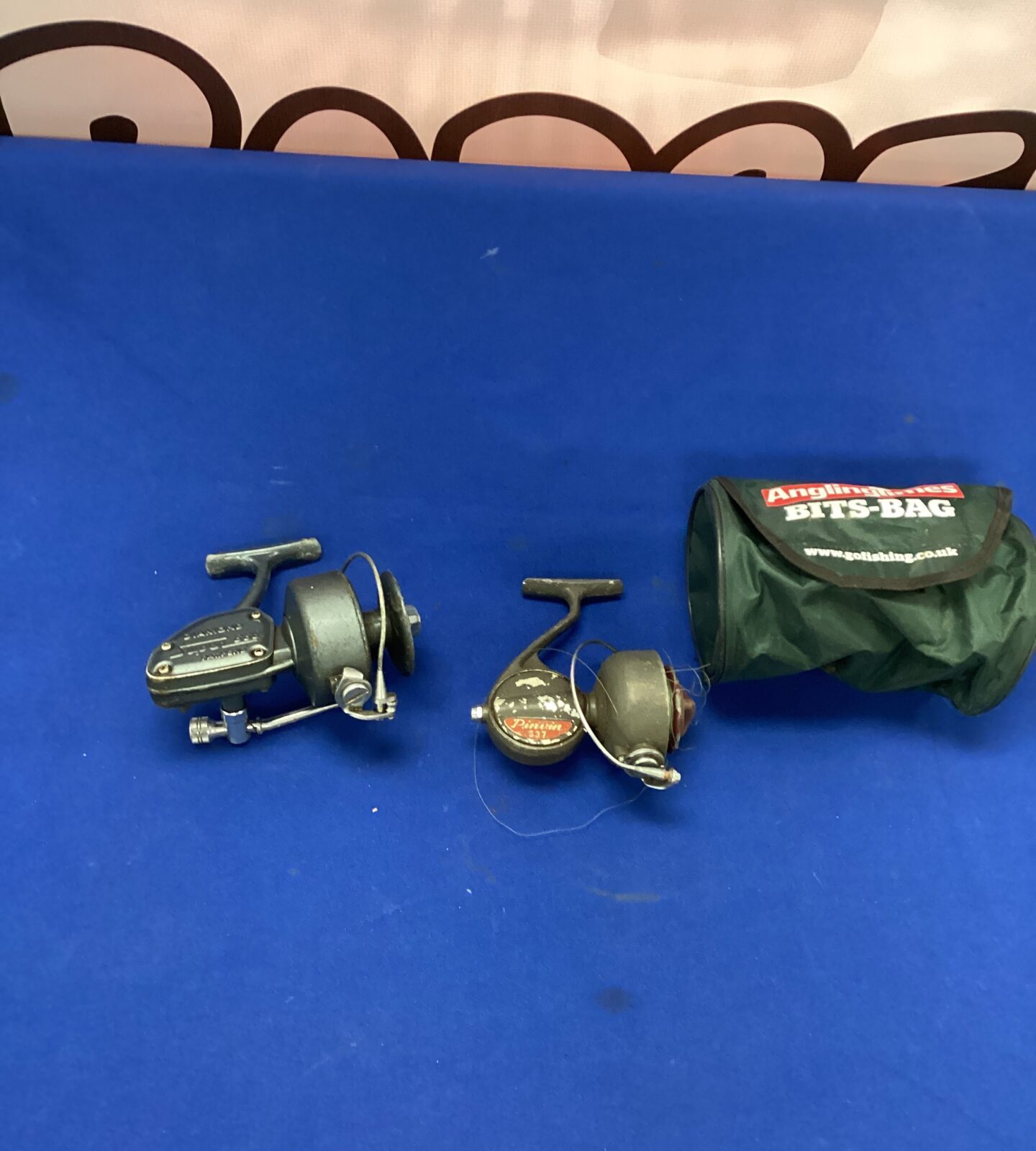 Two fishing reels inc Diamond Superior