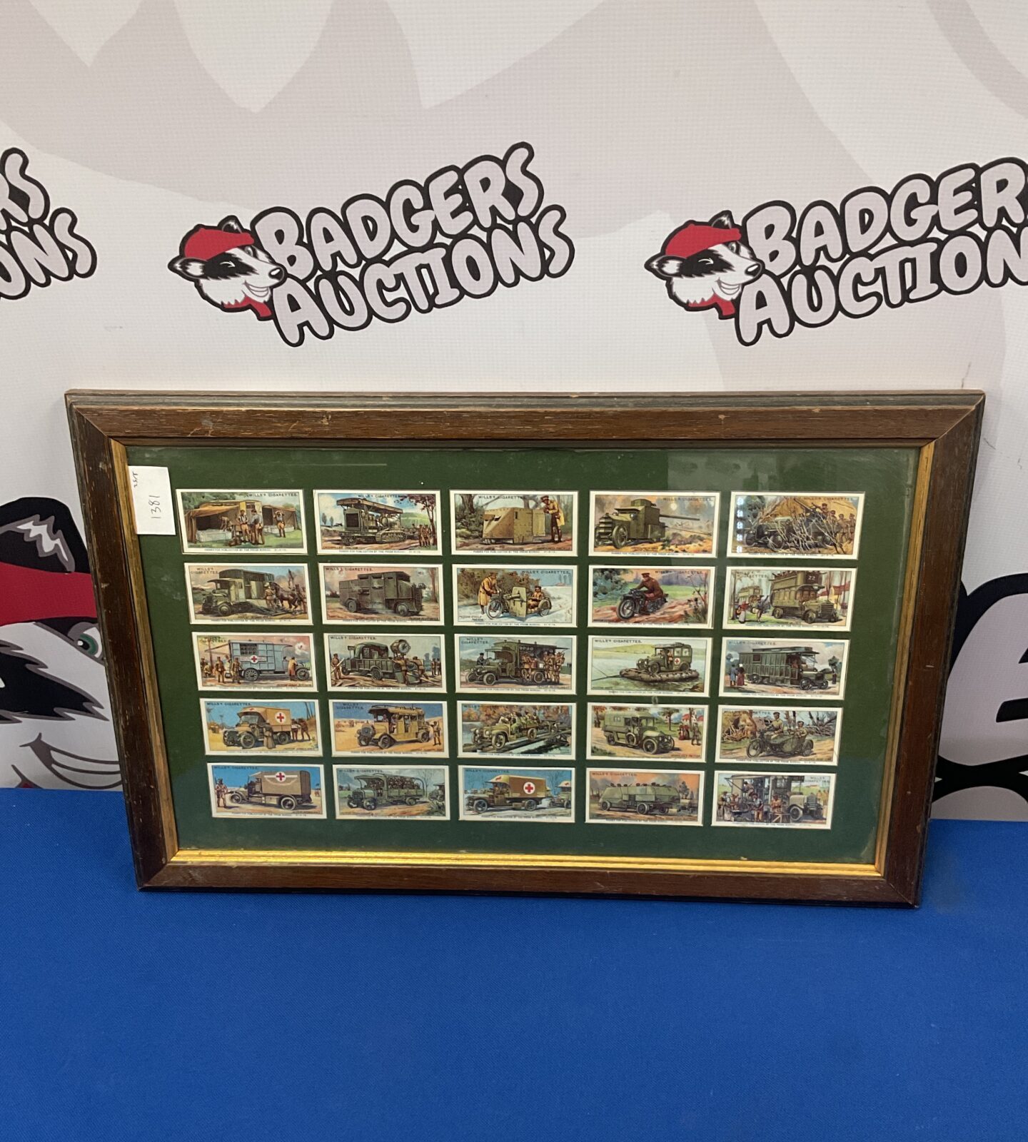 Will’s military motors cigarette cards set