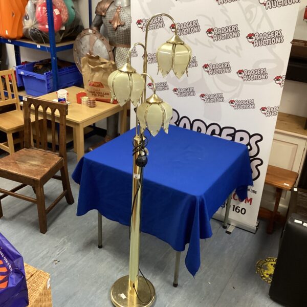 Gold coloured Standard Lamp