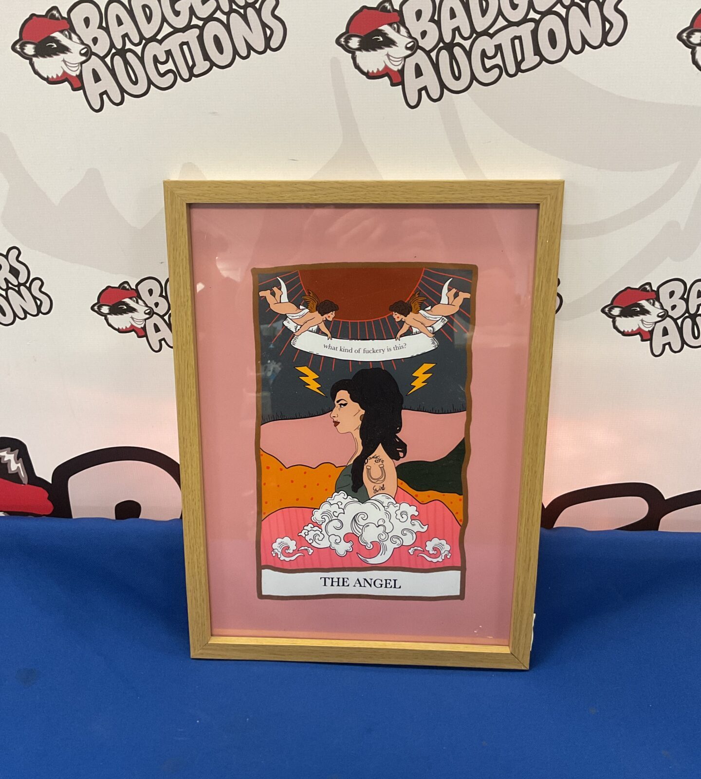 Amy winehouse framed print titled the angel