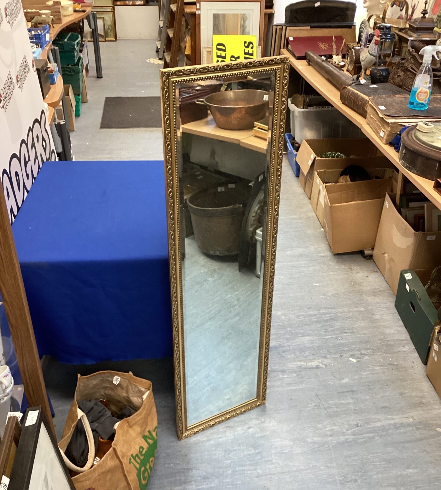 Gilt framed mirror