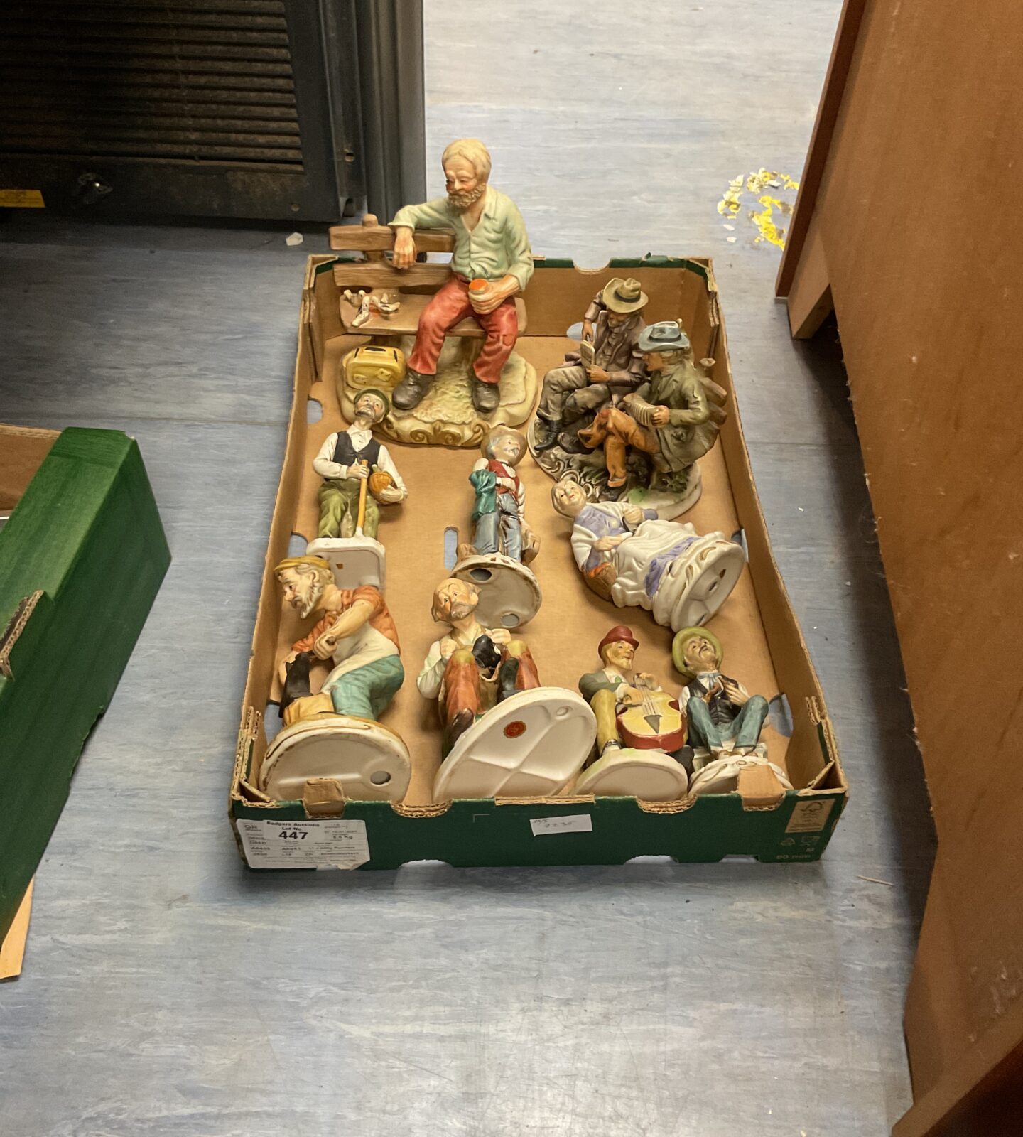 Collection of capo di monte style figures inc bondware