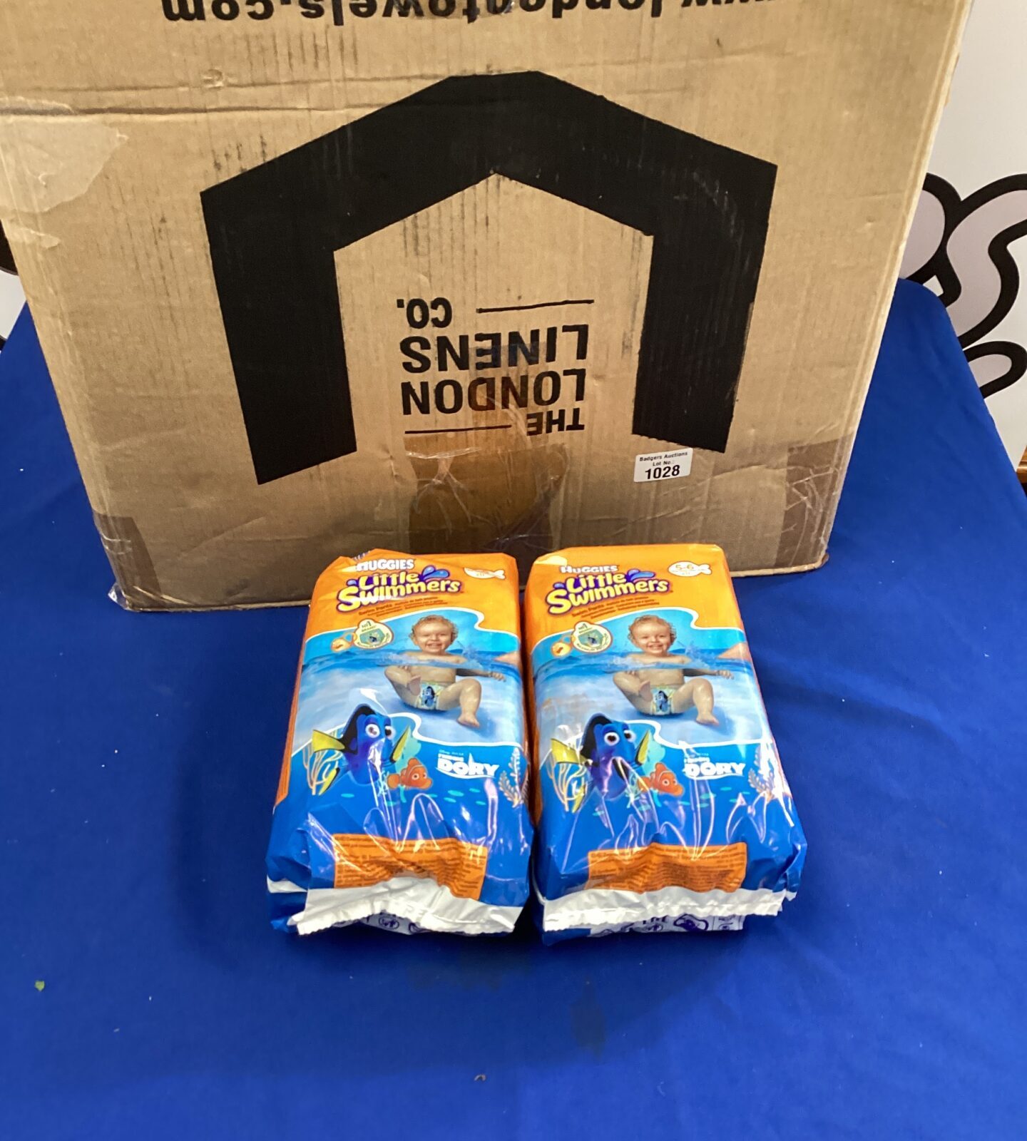 Box of Huggies Little Swimmers Nappies