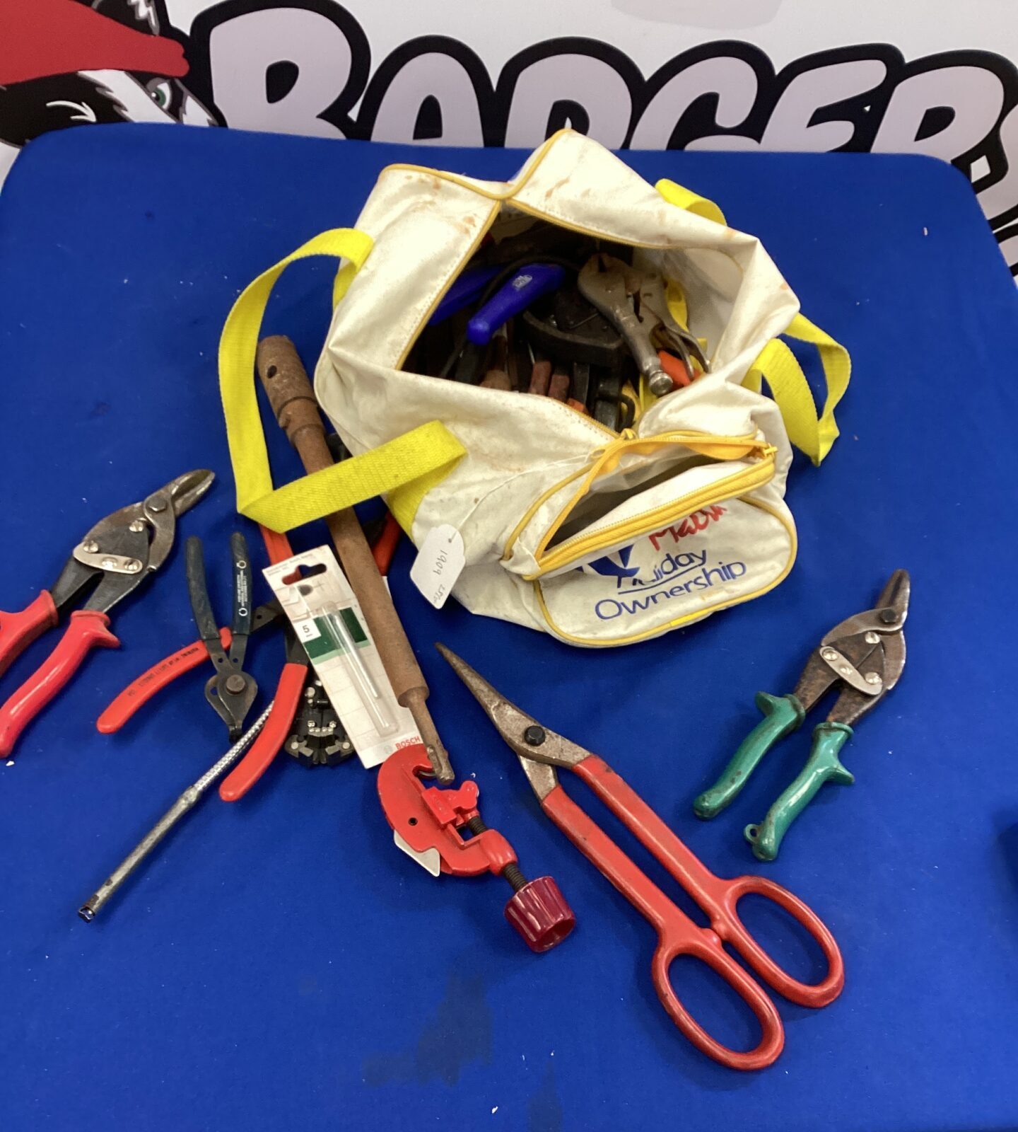 Bag of mixed tools